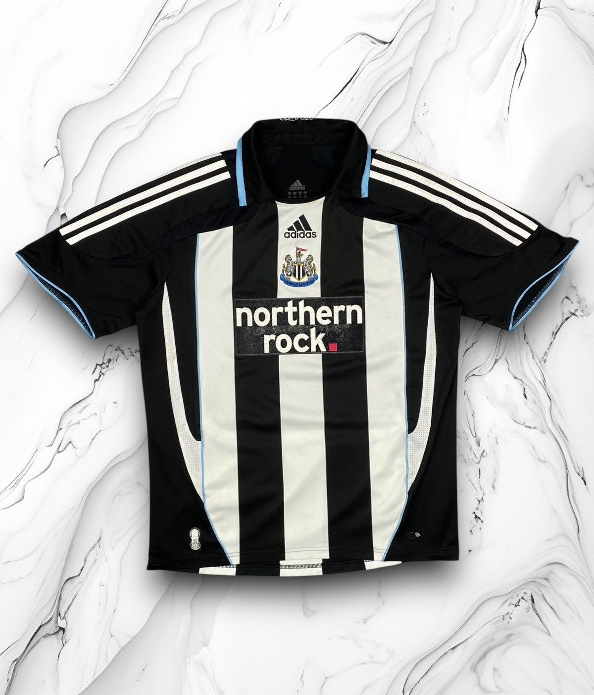Adidas Adidas NEWCASTLE UNITED 2007 2008 2009 HOME SOCCER JERSEY Size US M / EU 48-50 / 2 - 1 Thumbnail