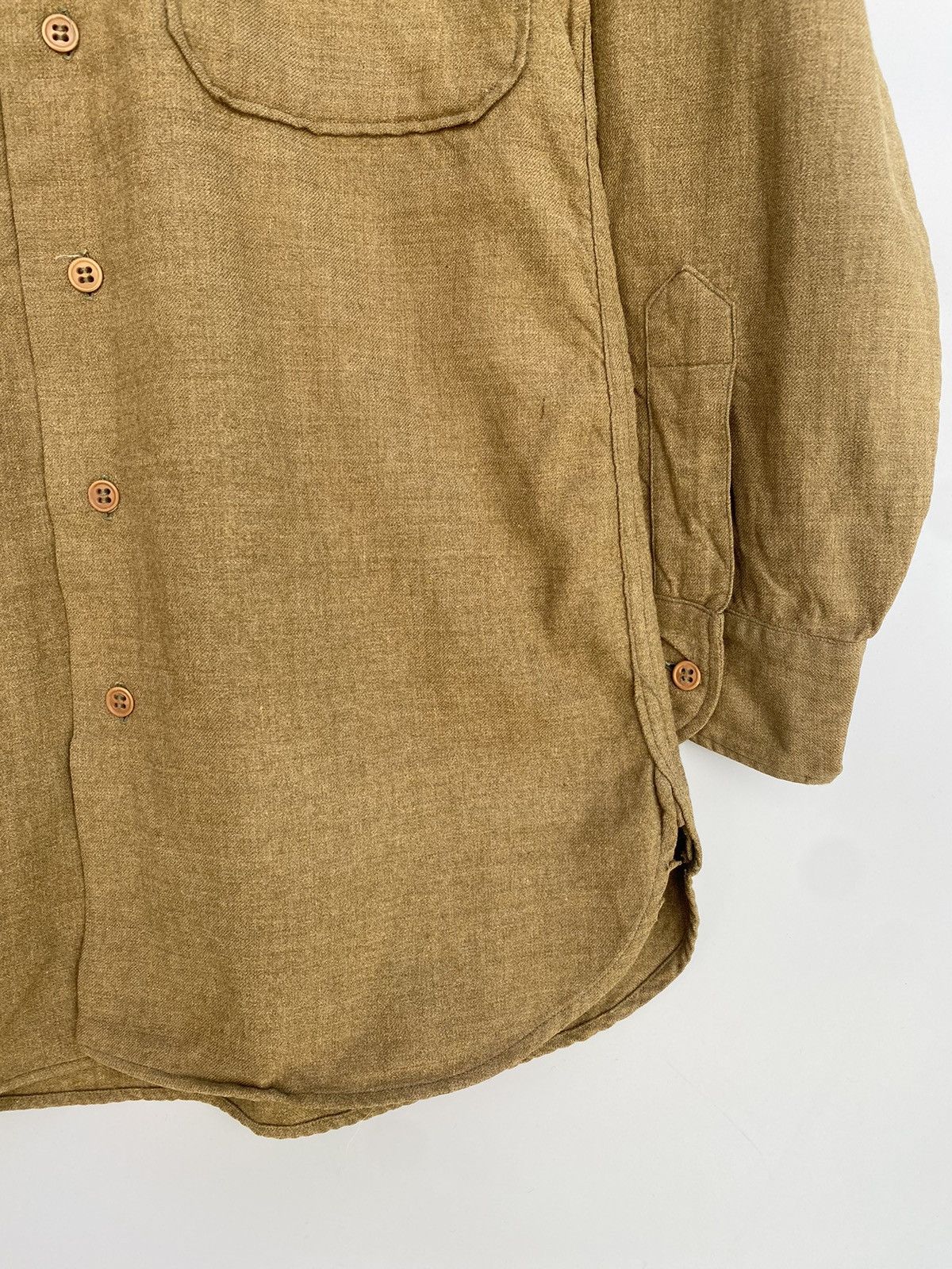 Vintage True Vintage! 1942- WW2- M-1937 US Army 2nd AD Shirt Size US S / EU 44-46 / 1 - 6 Thumbnail