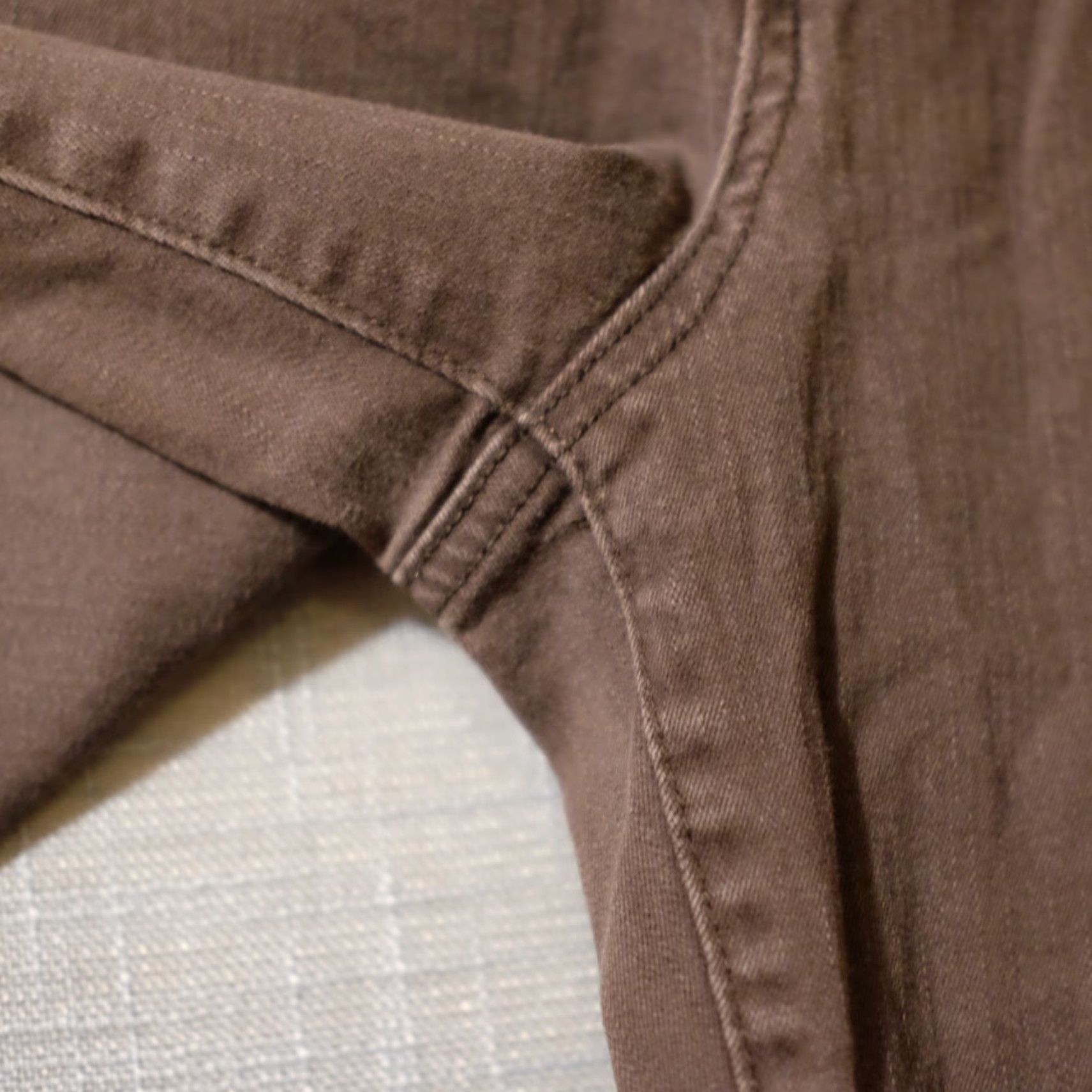 Vintage Bandolino Mandie Jeans Stretch Mid-Rise Brown Denim Women's 10 Straight #H98-10 Size 32" / US 10 / IT 46 - 4 Thumbnail