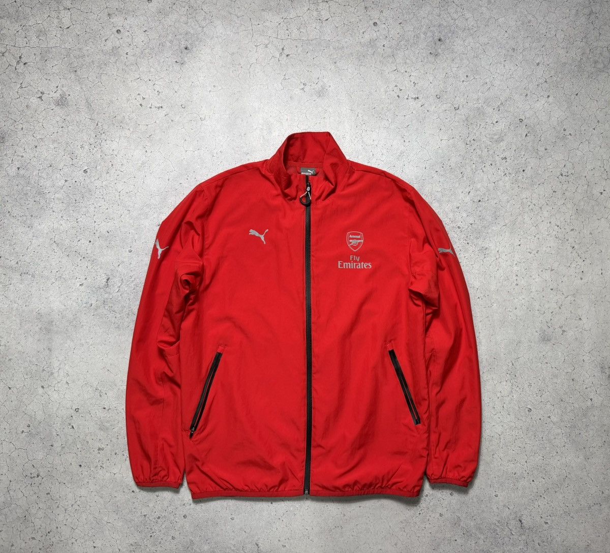 Puma Puma FC Arsenal Vintage Nylon Jacket Football Full Zip Size US L / EU 52-54 / 3 - 1 Thumbnail