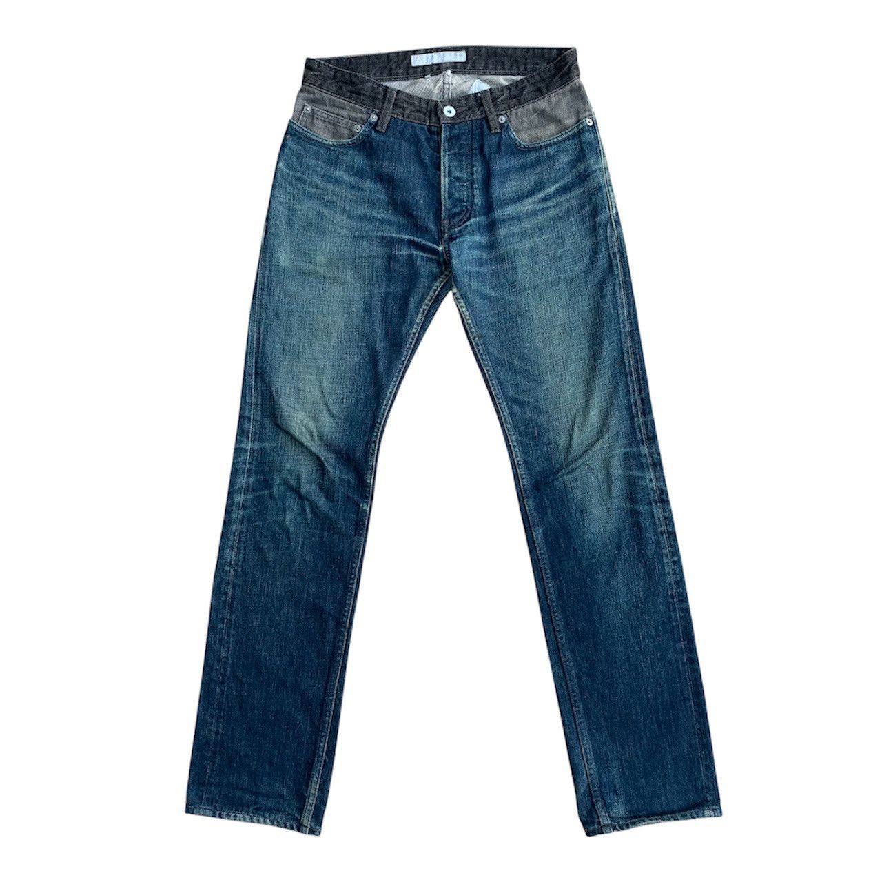 Tomorrowland Vintage Japan Tomorrowland Two Tone Jeans Denim W30 Size US 30 / EU 46 - 2 Thumbnail
