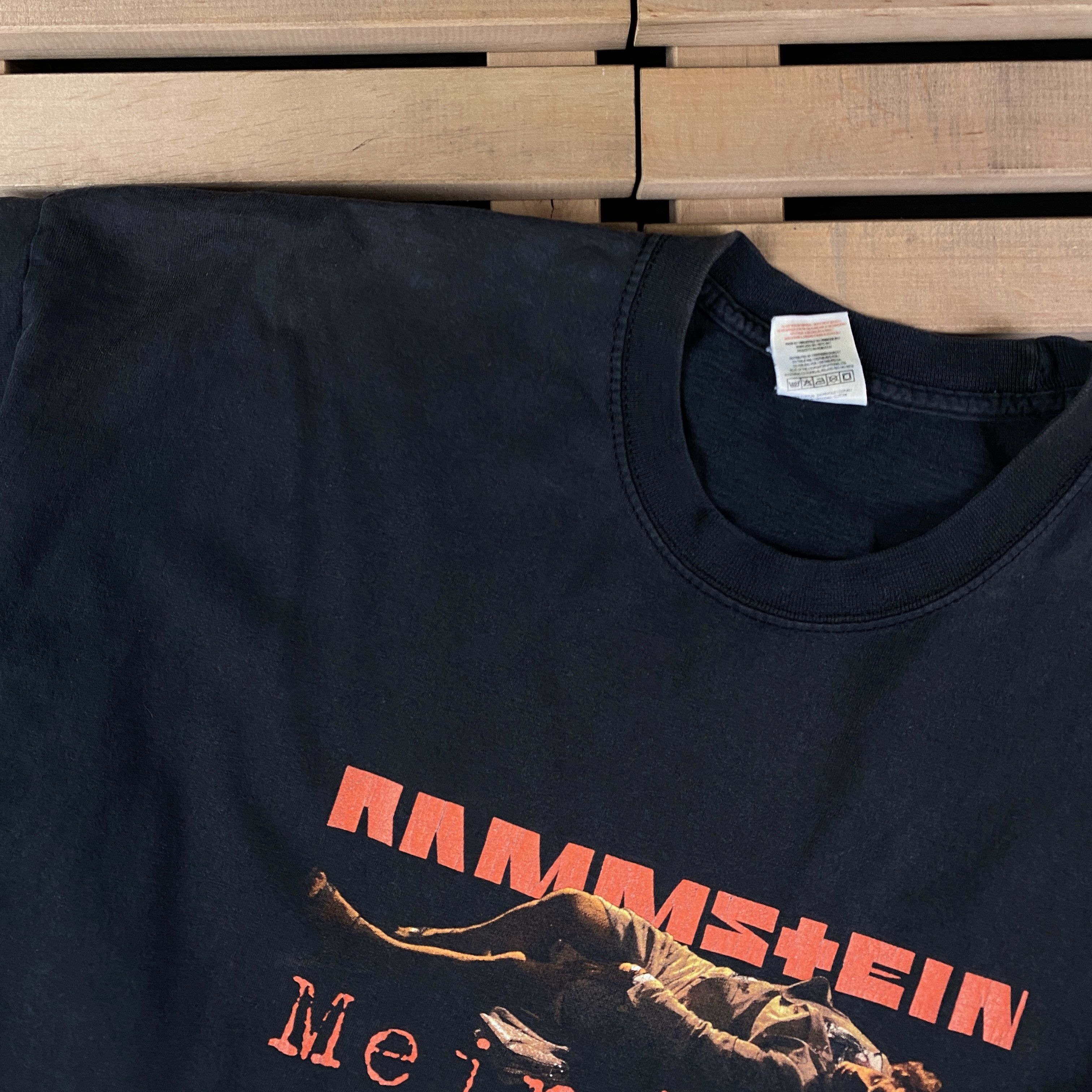 Band Tees × Vintage Mens T Shirt Vintage Rammstein Mein Teil Size XL Size US XL / EU 56 / 4 - 8 Thumbnail