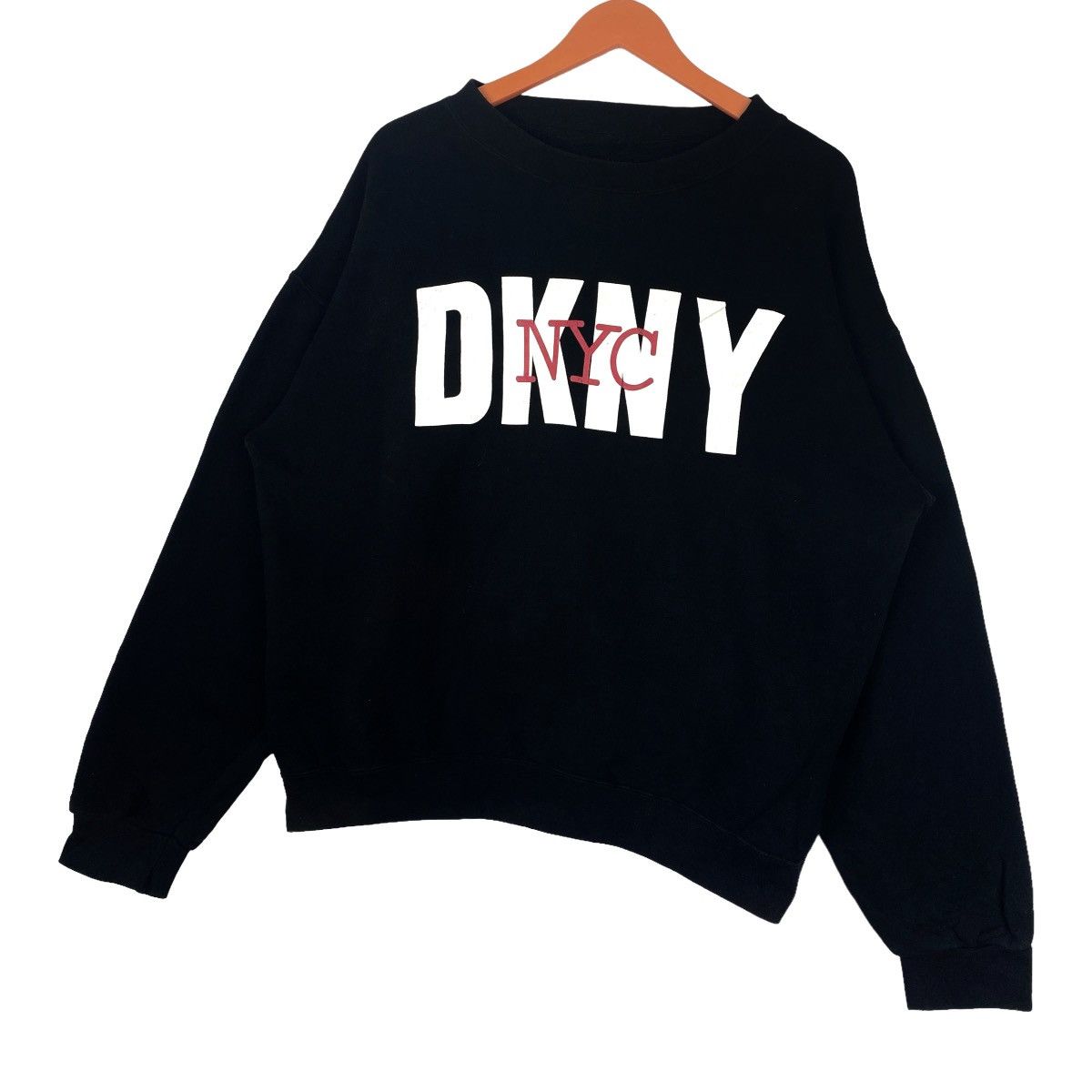 DKNY DKNY NYC Sweatshirt Black Crewneck Pullover Jumper Size US XXL / EU 58 / 5 - 3 Thumbnail