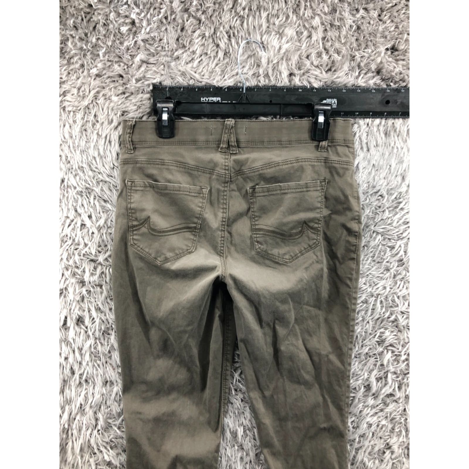 Vintage Angels Womens Pants Size 10 Mid Rise Skinny Ankle Green Size 32" / US 10 / IT 46 - 7 Thumbnail