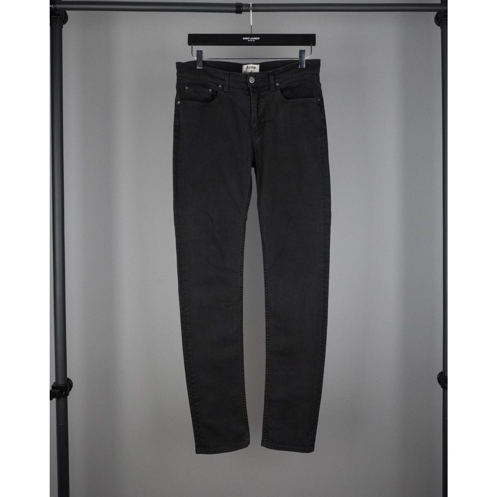 Acne Studios Acne studios ace stay cash skinny black pant jeans Size US 32 / EU 48 - 1 Thumbnail