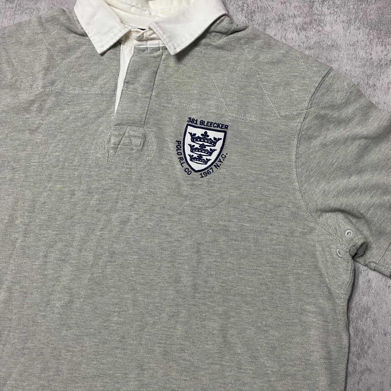 Polo Ralph Lauren Grey Polo Ralph Lauren polo shirt with embroidered Size US XXL / EU 58 / 5 - 2 Thumbnail