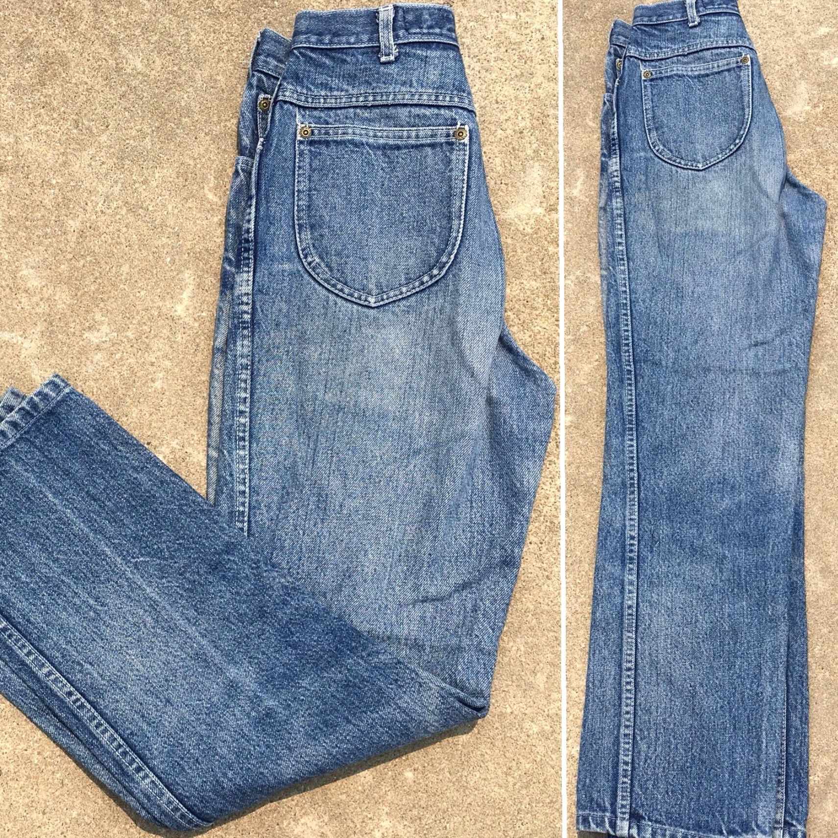 Vintage VINTAGE Kenny Rogers Western Collection By Karman Jeans High Waist Size 10 27 in Denim Blue 1980s Womens Jeans Cowgirl Authentic Original Size 32" / US 10 / IT 46 - 3 Thumbnail