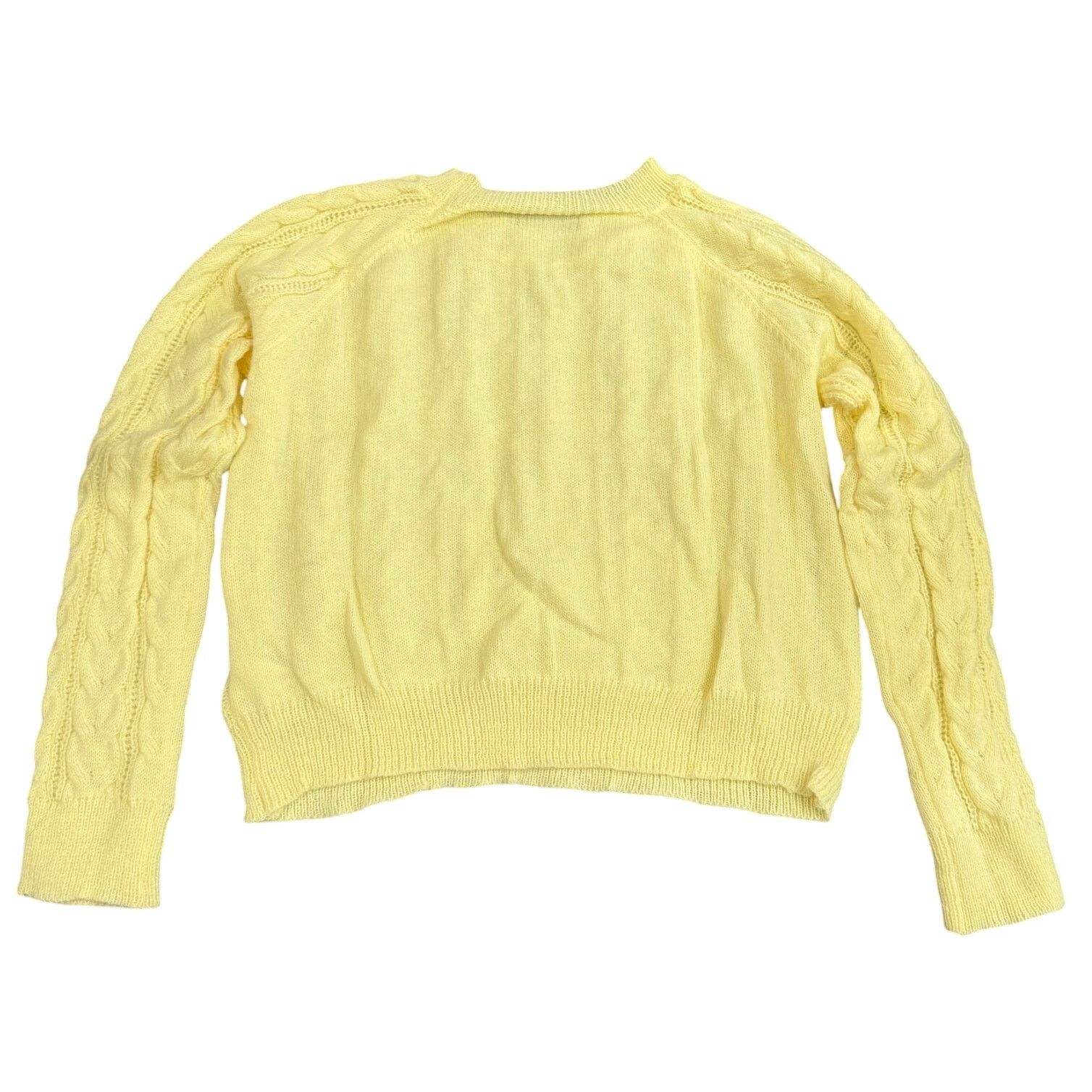 Shein Women's Crewneck Knit Sweater in Yellow, Size XL Size XL / US 12-14 / IT 48-50 - 2 Thumbnail