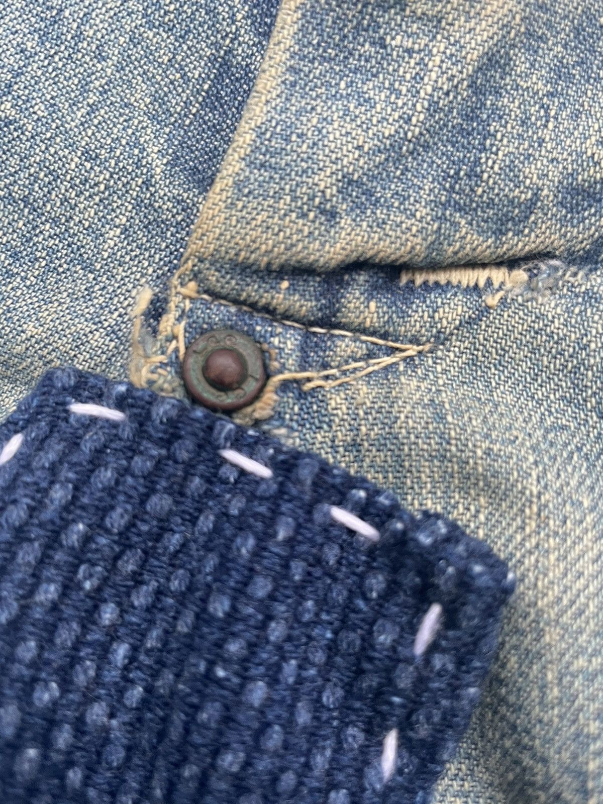 Lee Vintage 60’s Lee 191 Z Painters Denim Size US 36 / EU 52 - 21 Thumbnail
