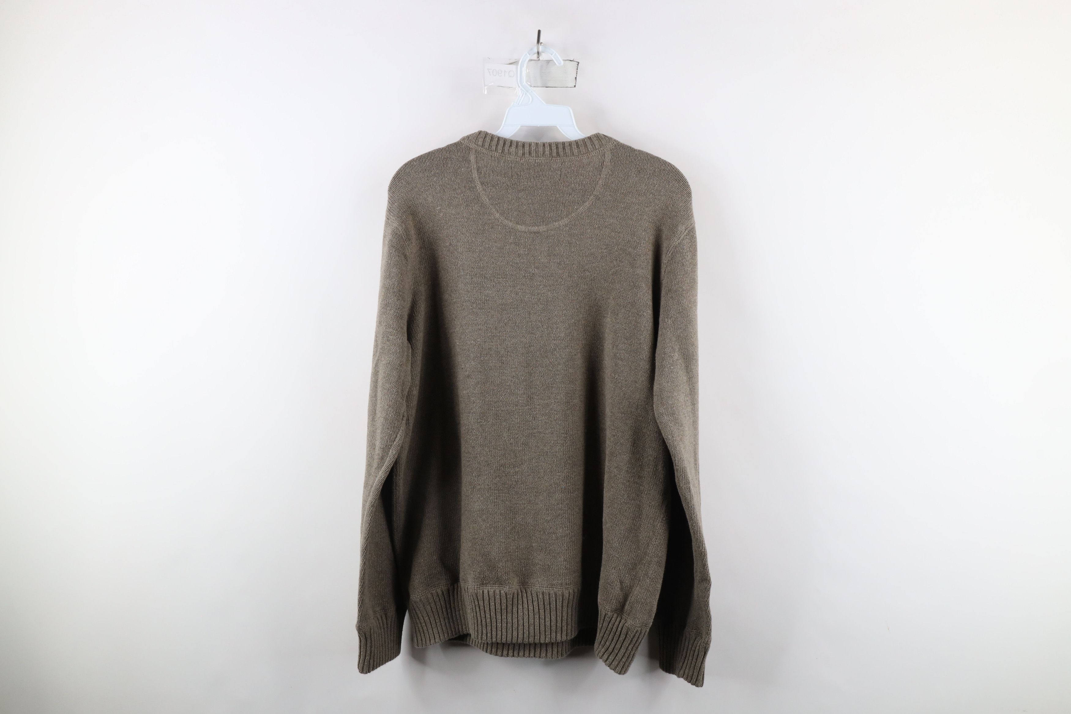 Eddie Bauer × Vintage Vintage Eddie Bauer Blank Cotton Kit Crewneck Sweater Beige Size US L / EU 52-54 / 3 - 6 Thumbnail
