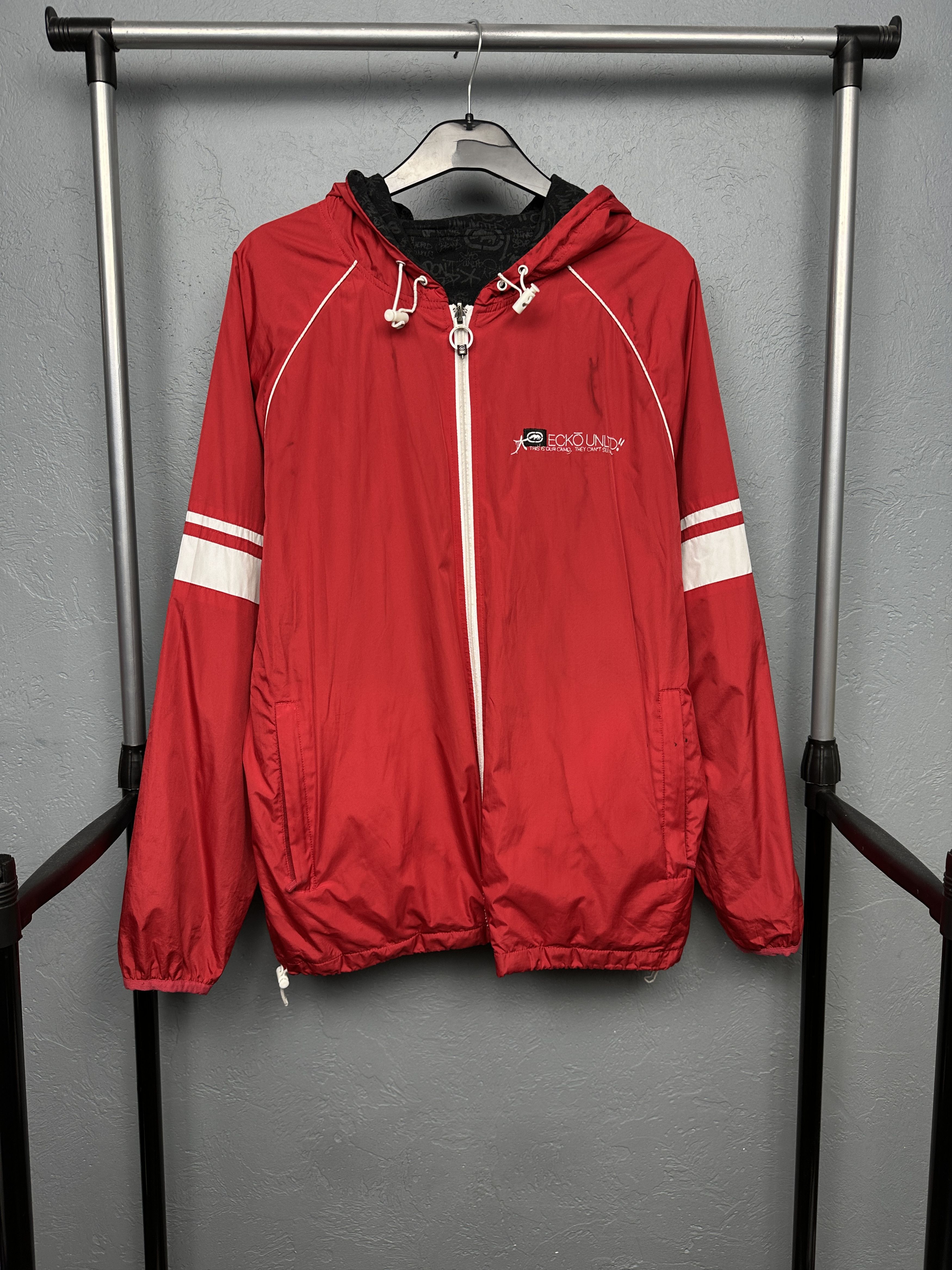 Ecko Unltd. Ecko Unlimited Mens Reversible Overprint Logo Hoodie Size US M / EU 48-50 / 2 - 6 Thumbnail