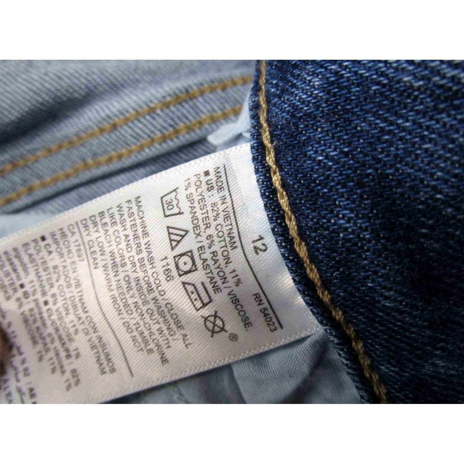 Old Navy Old Navy Denim Jeans Women Size 12 Skinny Stretch 5-Pocket Blue Denim Shirt? Size 34" / US 12 / IT 48 - 5 Thumbnail