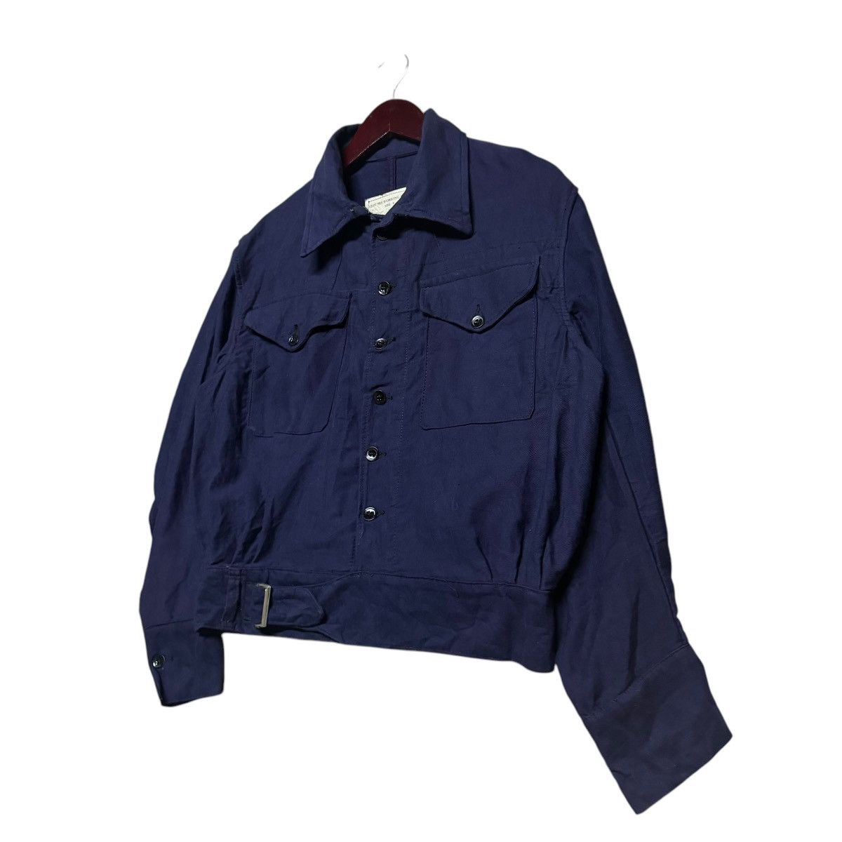 Vintage 40s WW2 Lyndhurst British Navy Blouses Working Dress Jacket Size US M / EU 48-50 / 2 - 3 Thumbnail