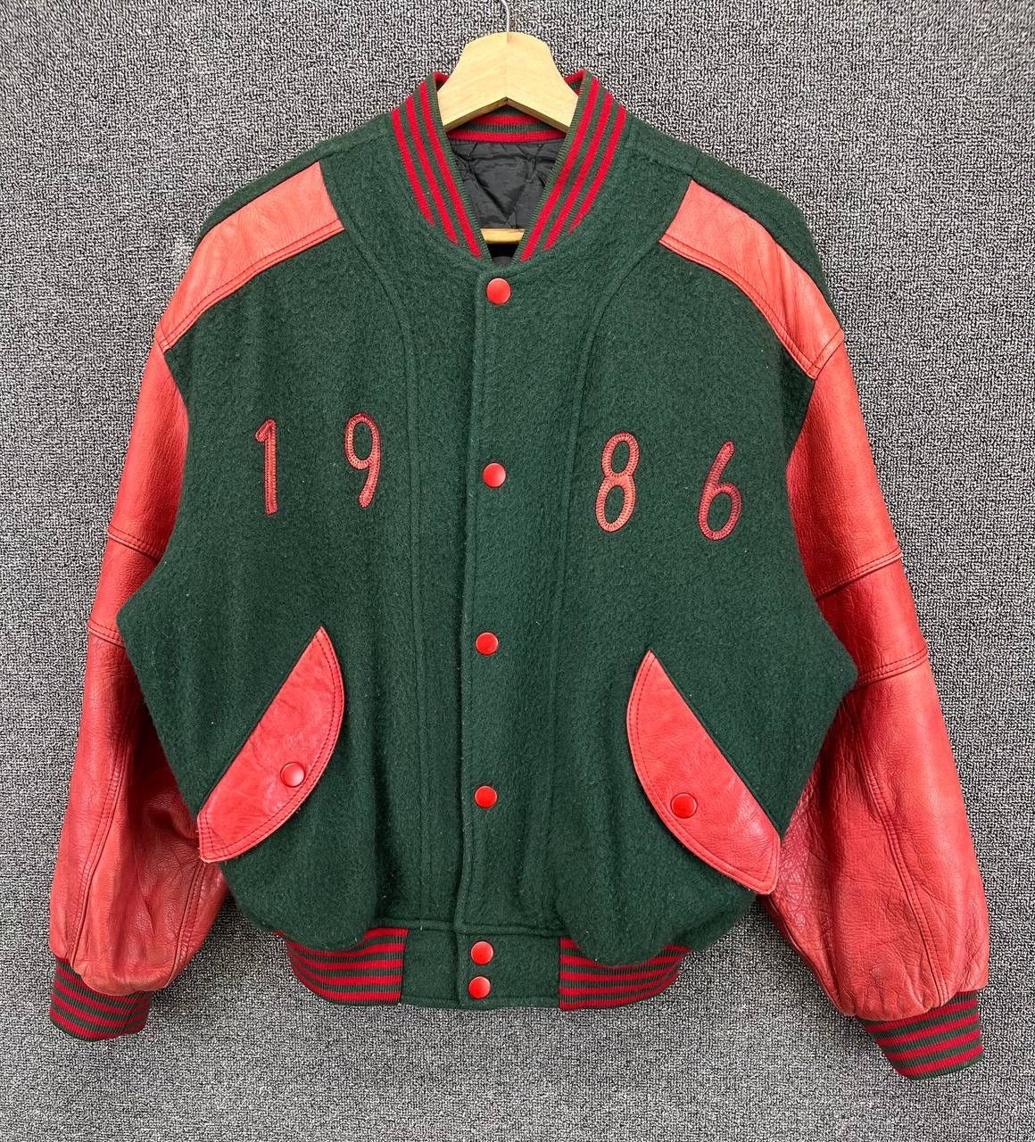 Japanese Brand Vintage Pazzo Club 1986 Rare Wool Varsity Jacket Size US M / EU 48-50 / 2 - 4 Thumbnail