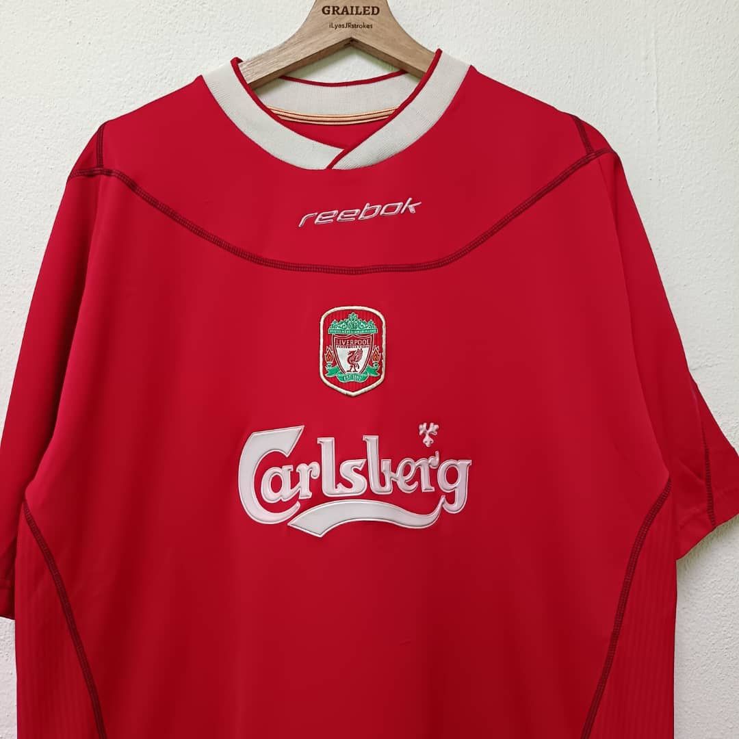 Reebok Vintage Liverpool Reebok 2001-2002 Jersey Shirt Tee Size US M / EU 48-50 / 2 - 2 Thumbnail
