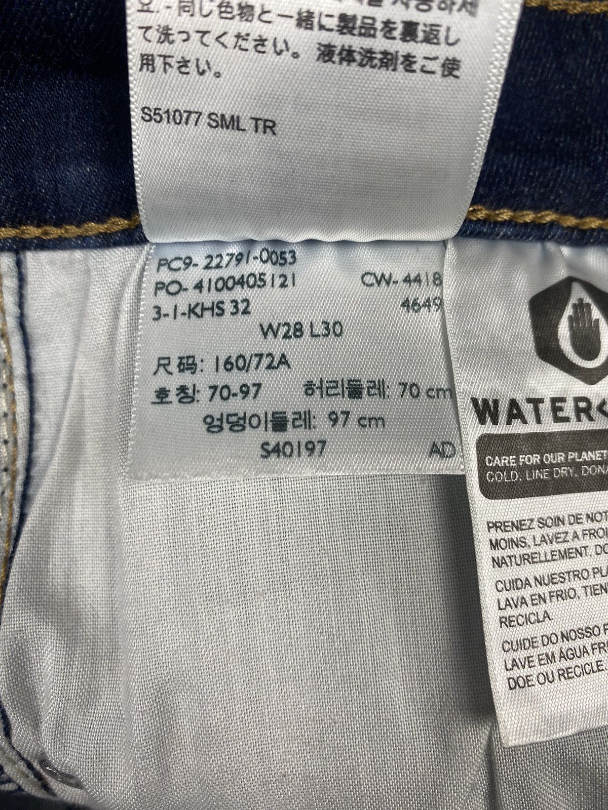Designer × Levi's Levis 502 Premium San Francisco Dark Blue Denim Jeans Size 28" / US 6 / IT 42 - 12 Thumbnail