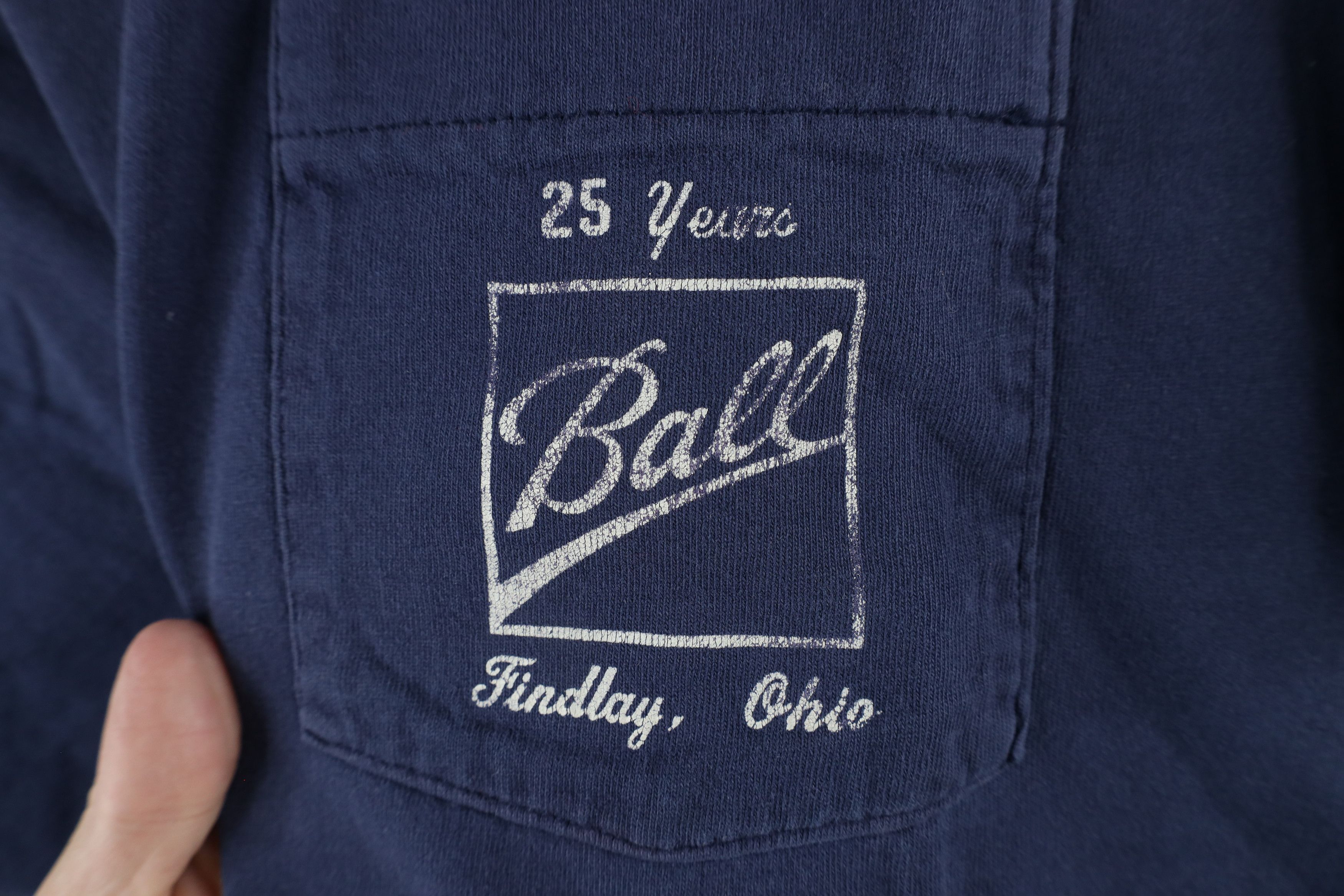Vintage Vintage 90s Streetwear Years Ball Canning Jars T-Shirt Blue Size US XL / EU 56 / 4 - 4 Thumbnail