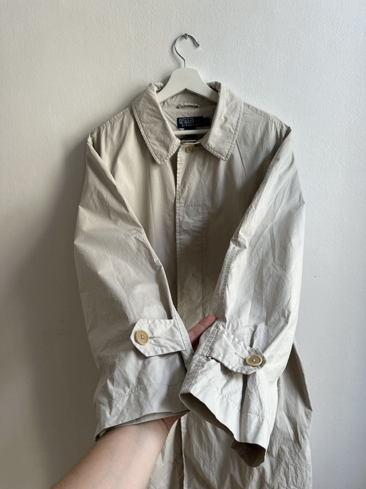 Polo Ralph Lauren Polo Ralph Lauren Vintage Rare 90s Mens Long Trench Coat Size US M / EU 48-50 / 2 - 2 Thumbnail