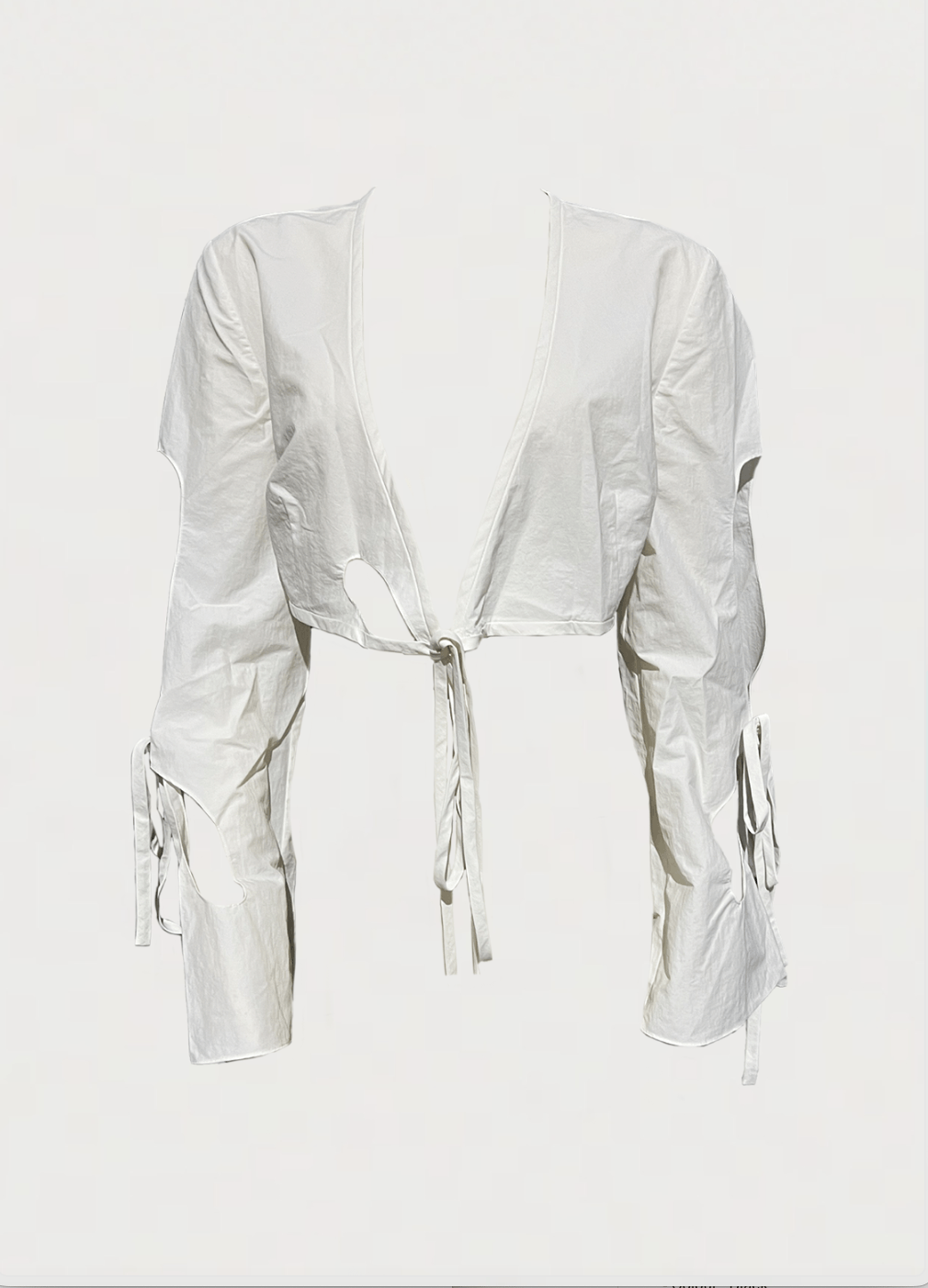 Christopher Esber Anglaise Sleeve Wrap Top Size S / US 4 / IT 40 - 1 Thumbnail