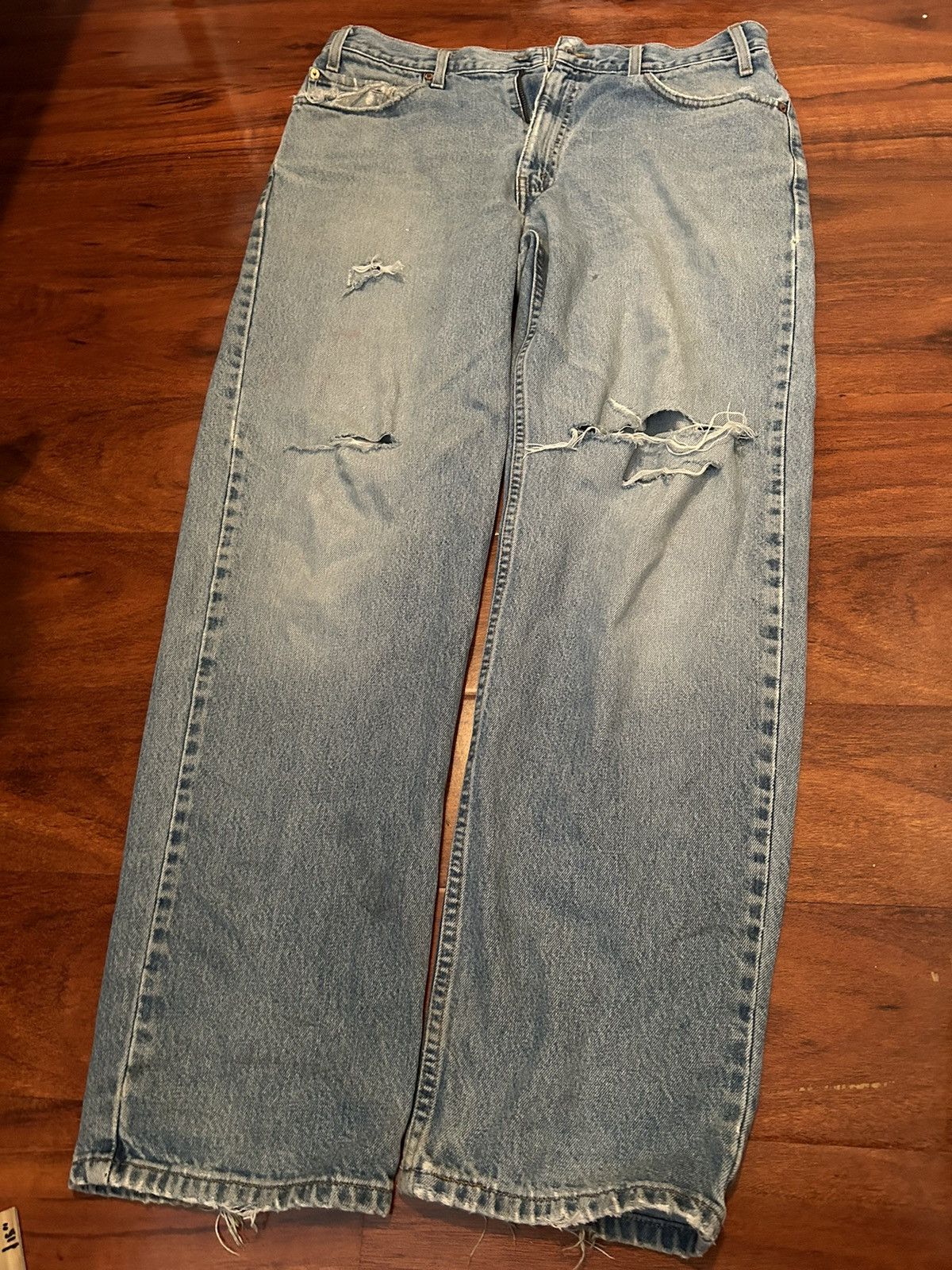 Levi's × Levi's Vintage Clothing Ripped Levi Pants Size US 36 / EU 52 - 1 Thumbnail