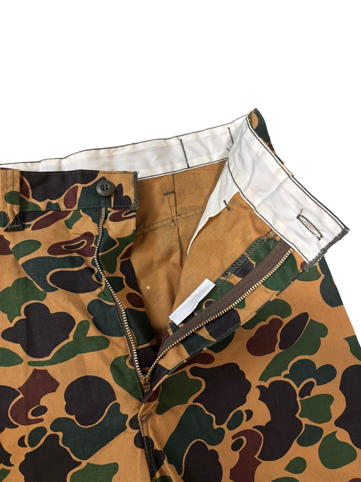 Vintage Vintage 80s Duck Camo Hunting Pants Size 36x32 New Old Stock Size US 36 / EU 52 - 5 Thumbnail