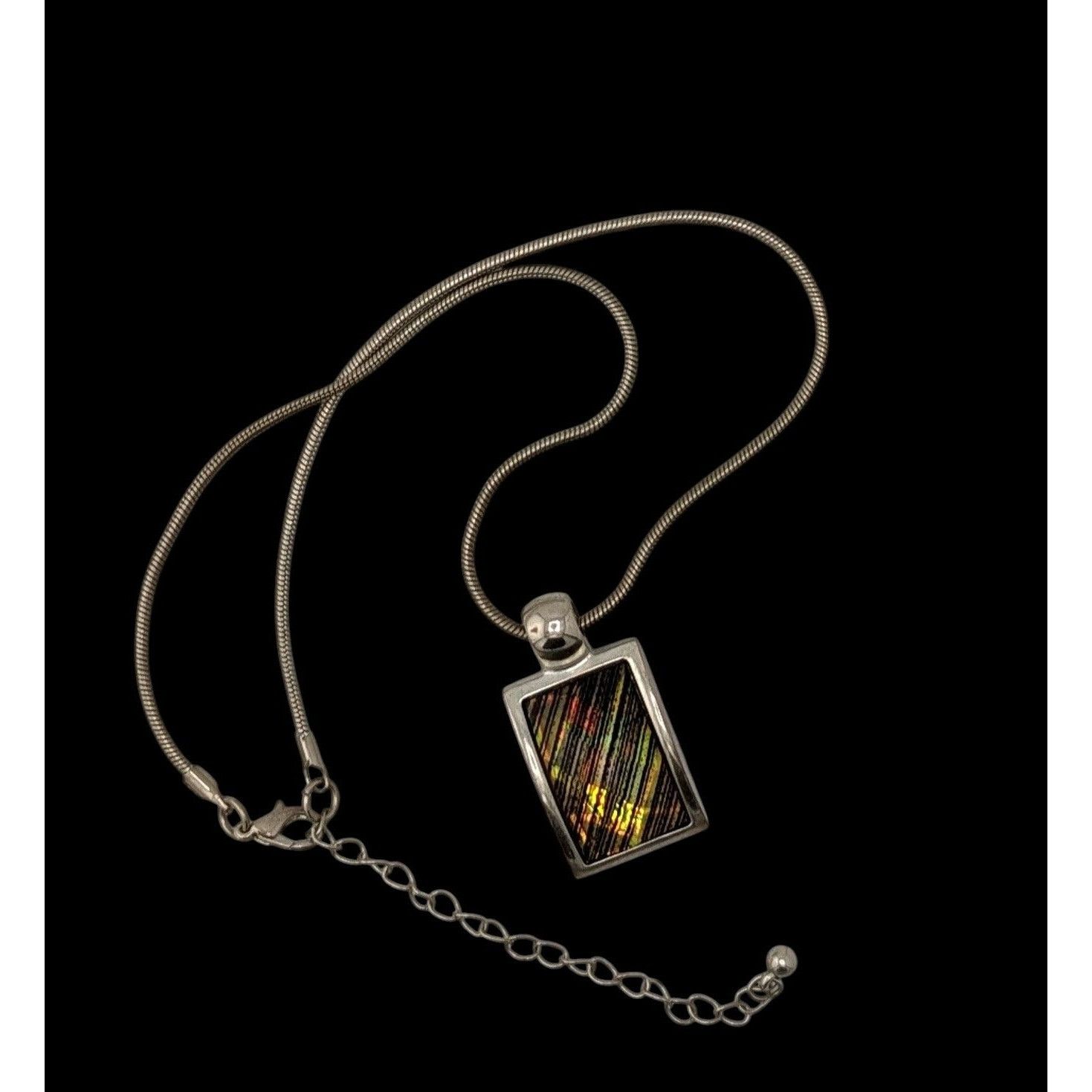 Kenneth Cole Vintage Kenneth Cole Prismatic Pendant Necklace On Silver To Size ONE SIZE - 2 Thumbnail