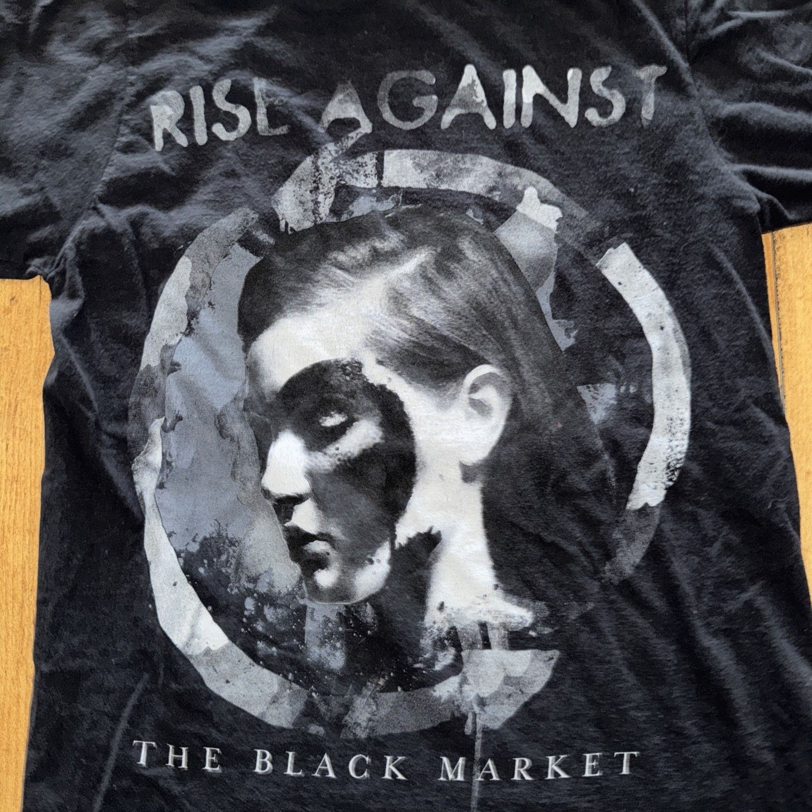 Band Tees × Vintage Rise Against The Black Market T-Shirt Black Small 16x24 Size US S / EU 44-46 / 1 - 2 Thumbnail