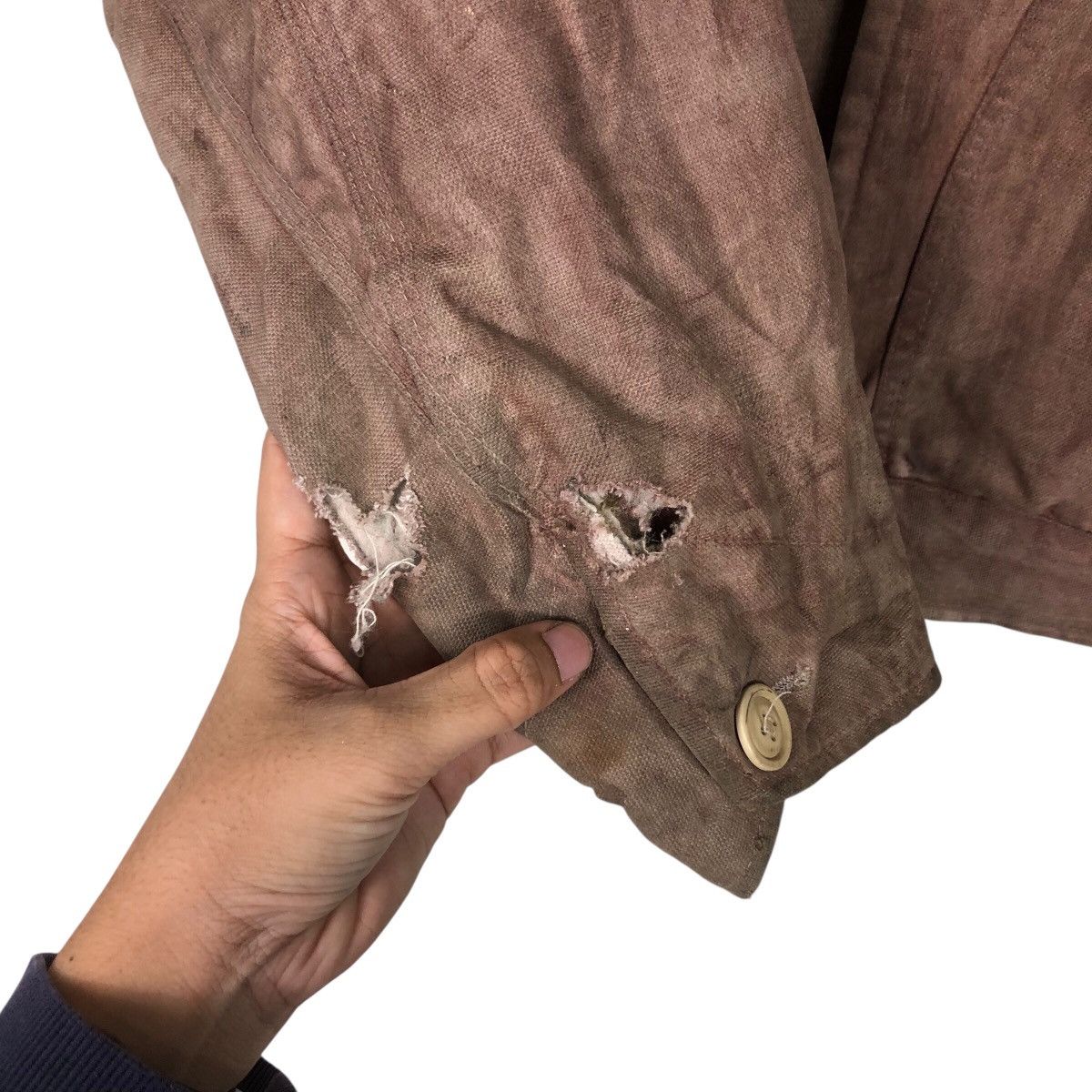 Japanese Brand 📌Vintage Leather Jacket Neo Blood Blanket Issey Miyake Size US M / EU 48-50 / 2 - 16 Thumbnail