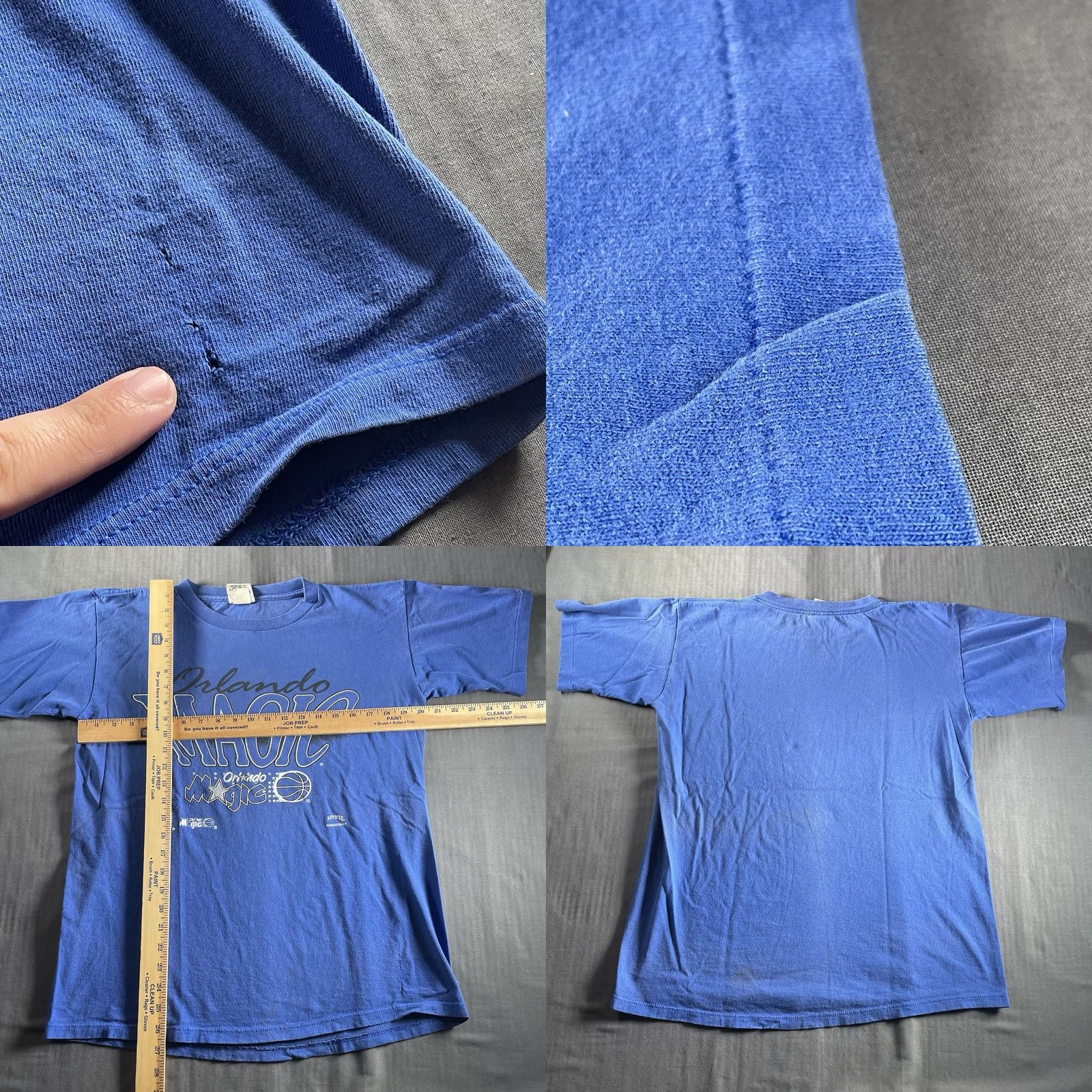 NBA VINTAGE NBA Orlando Magic Nutmeg Sport Shirt Mens Large Blue 90s Mens L Size US L / EU 52-54 / 3 - 8 Thumbnail