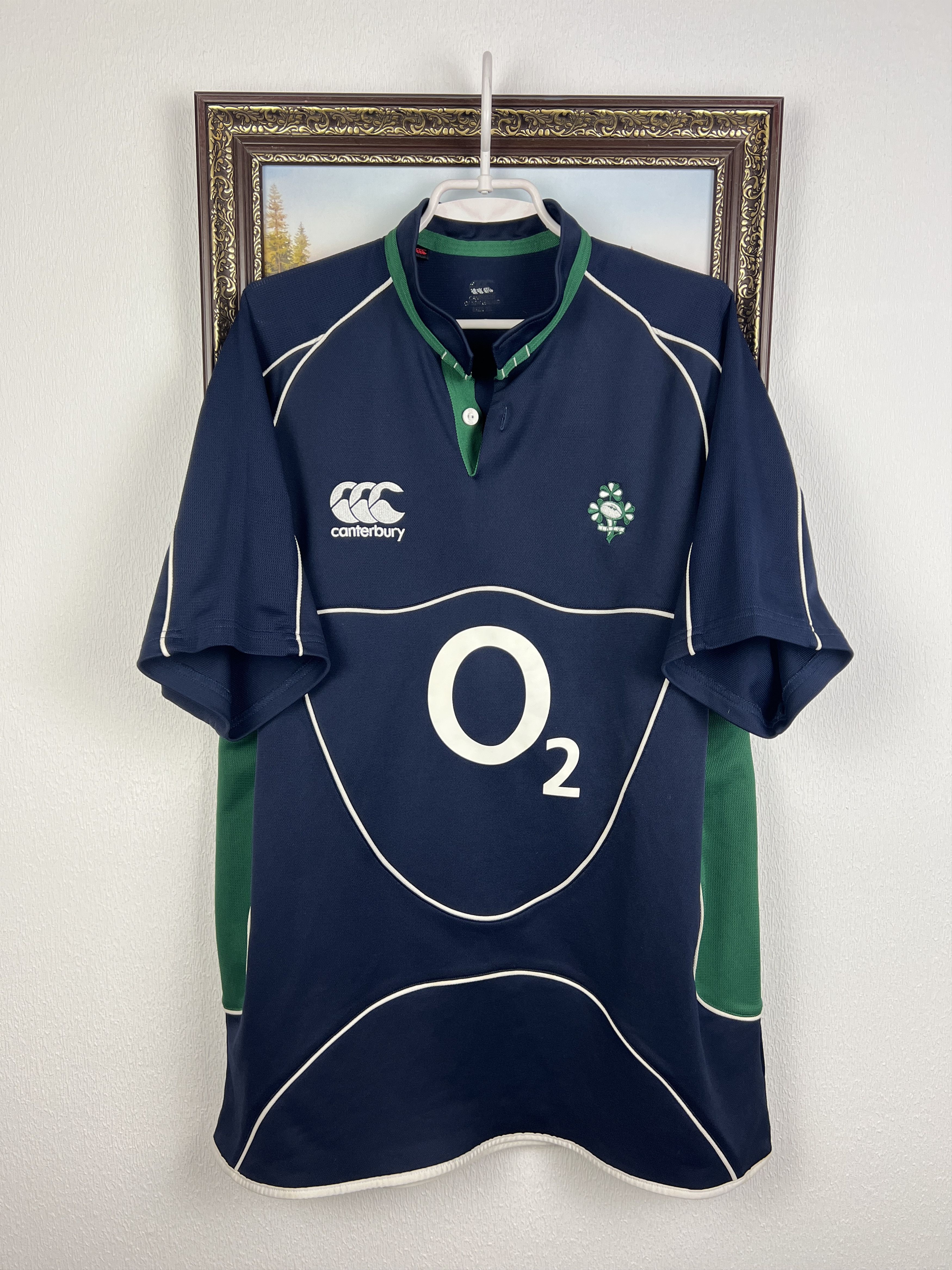 Vintage Canterbury Ireland Rugby Union Jersey Train Shirt Hype Size US XXL / EU 58 / 5 - 1 Thumbnail