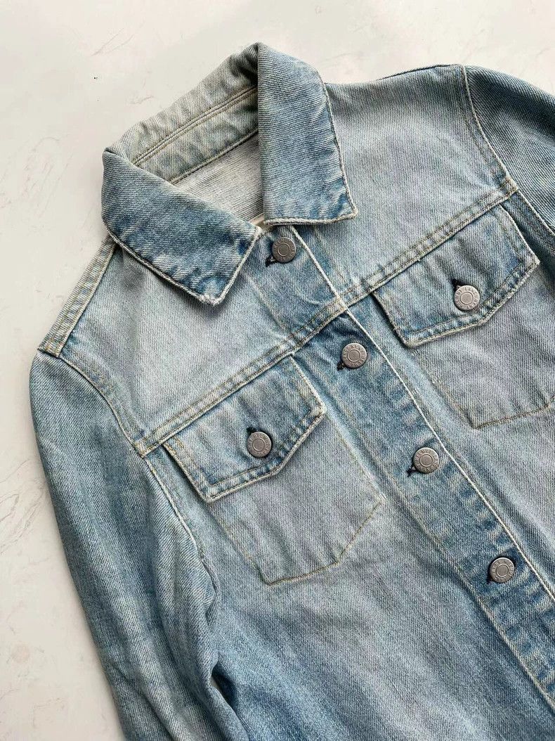 Helmut Lang Helmut Lang size 3690s Wash Denim Jacket 2501-Nextarrow Size US XXS / EU 40 - 2 Thumbnail