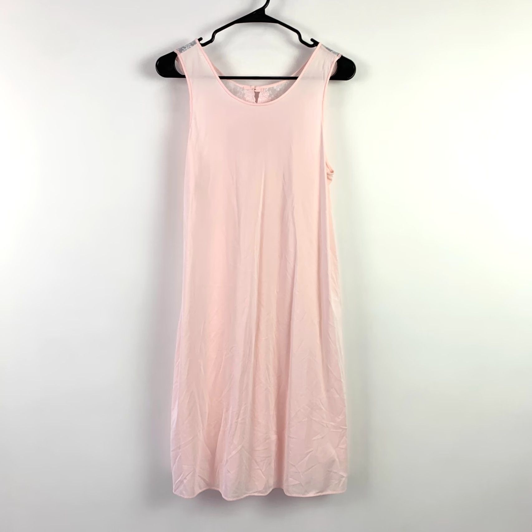 Vintage VINTAGE Lorraine Pink Nylon Nightie Nightgown Robe Set Medium 1990s Women's Pink Nylon Nightie Robe Lorraine Vintage Size ONE SIZE - 7 Thumbnail