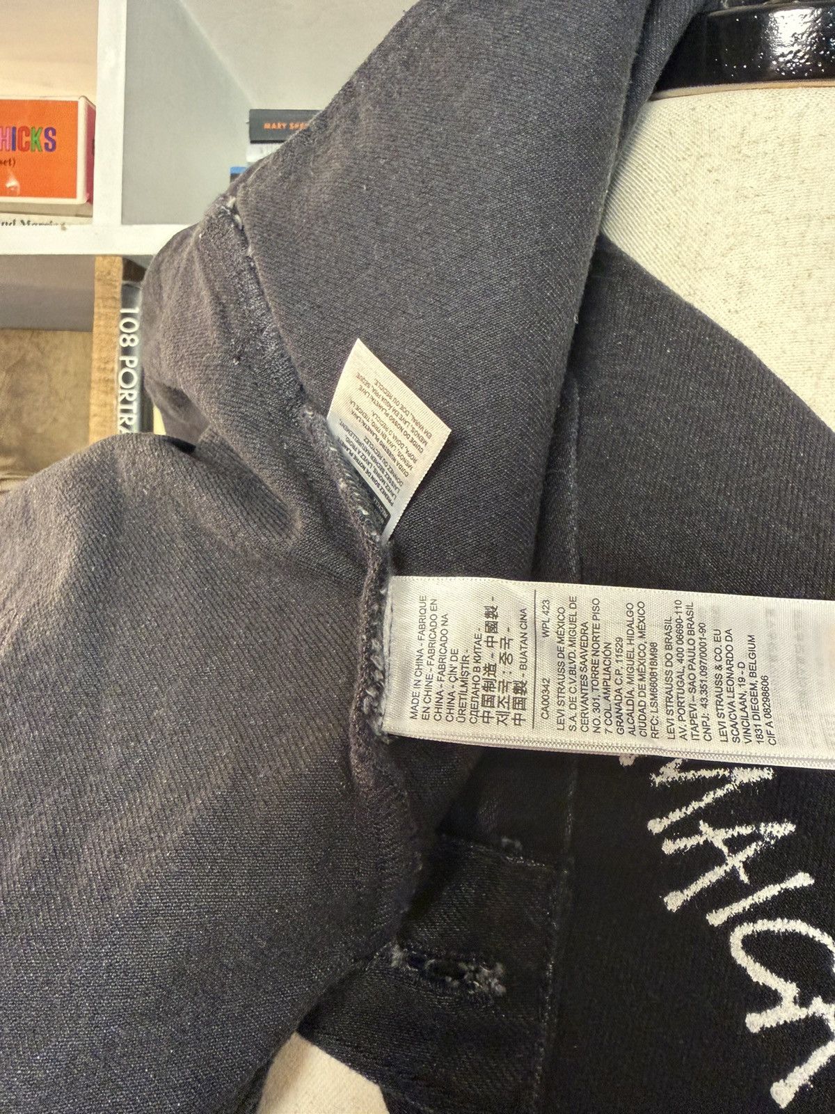 DENIM TEARS × Levi's × Stussy Levi's x DENIM TEARS Stussy Our Legacy Paint Patch Jacket Size US L / EU 52-54 / 3 - 6 Thumbnail