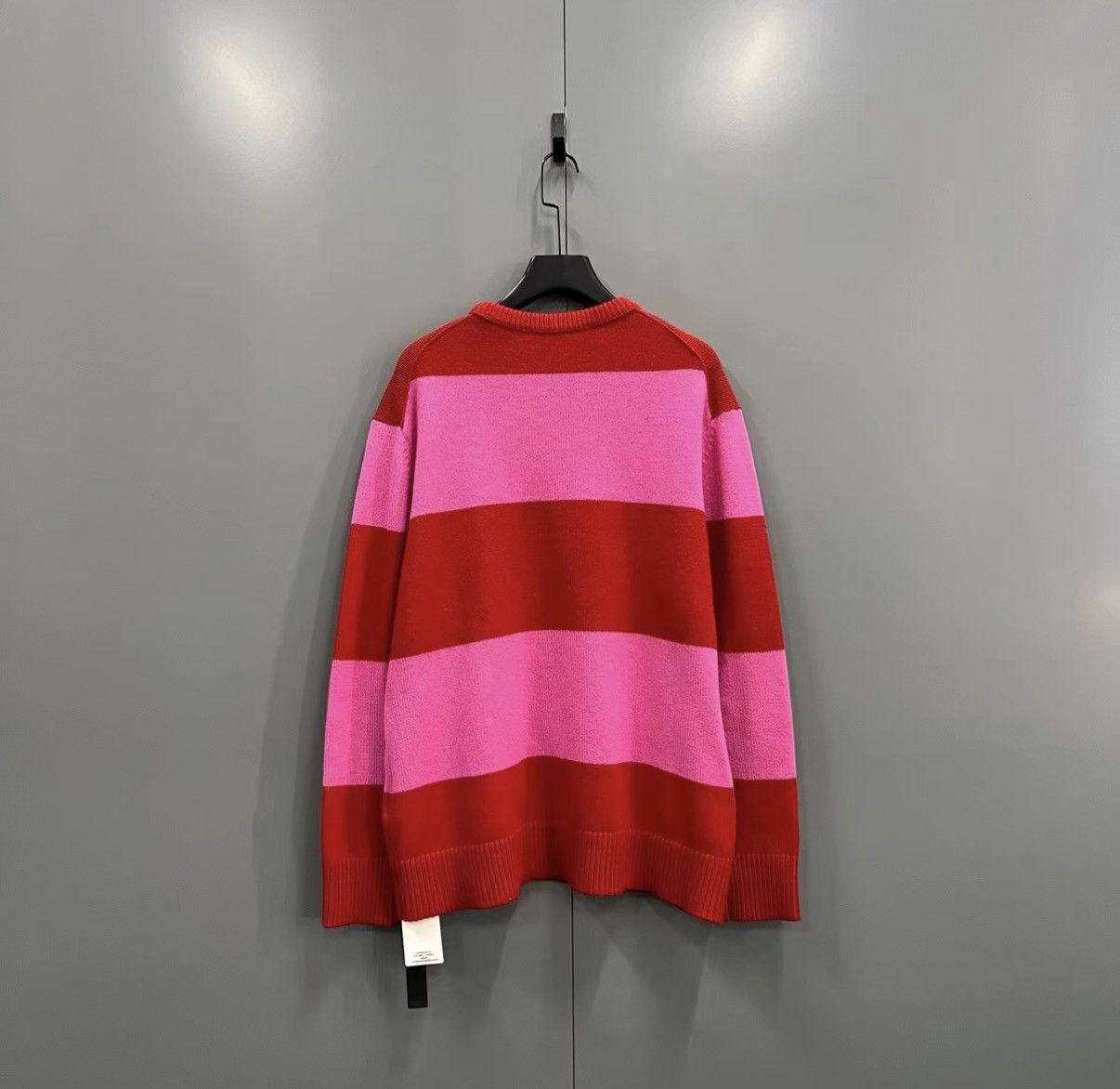Acne Studios Acne Studios Color-block Emoji Logo Embroidered Sweater J41 Size M / US 6-8 / IT 42-44 - 2 Thumbnail