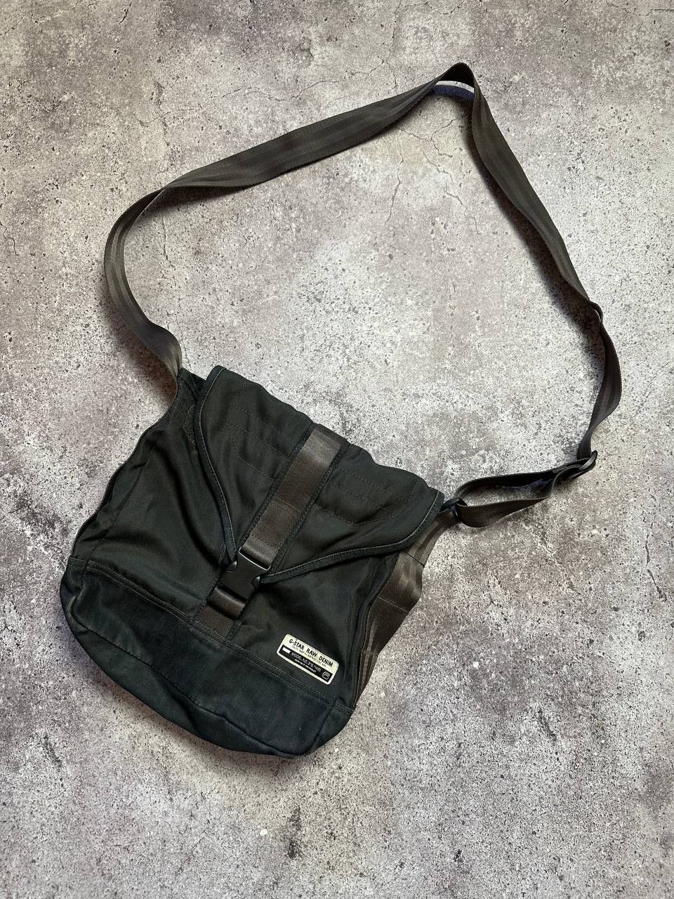 Avant Garde G-STAR RAW Denim Tote Bag Distressed Style Y2K