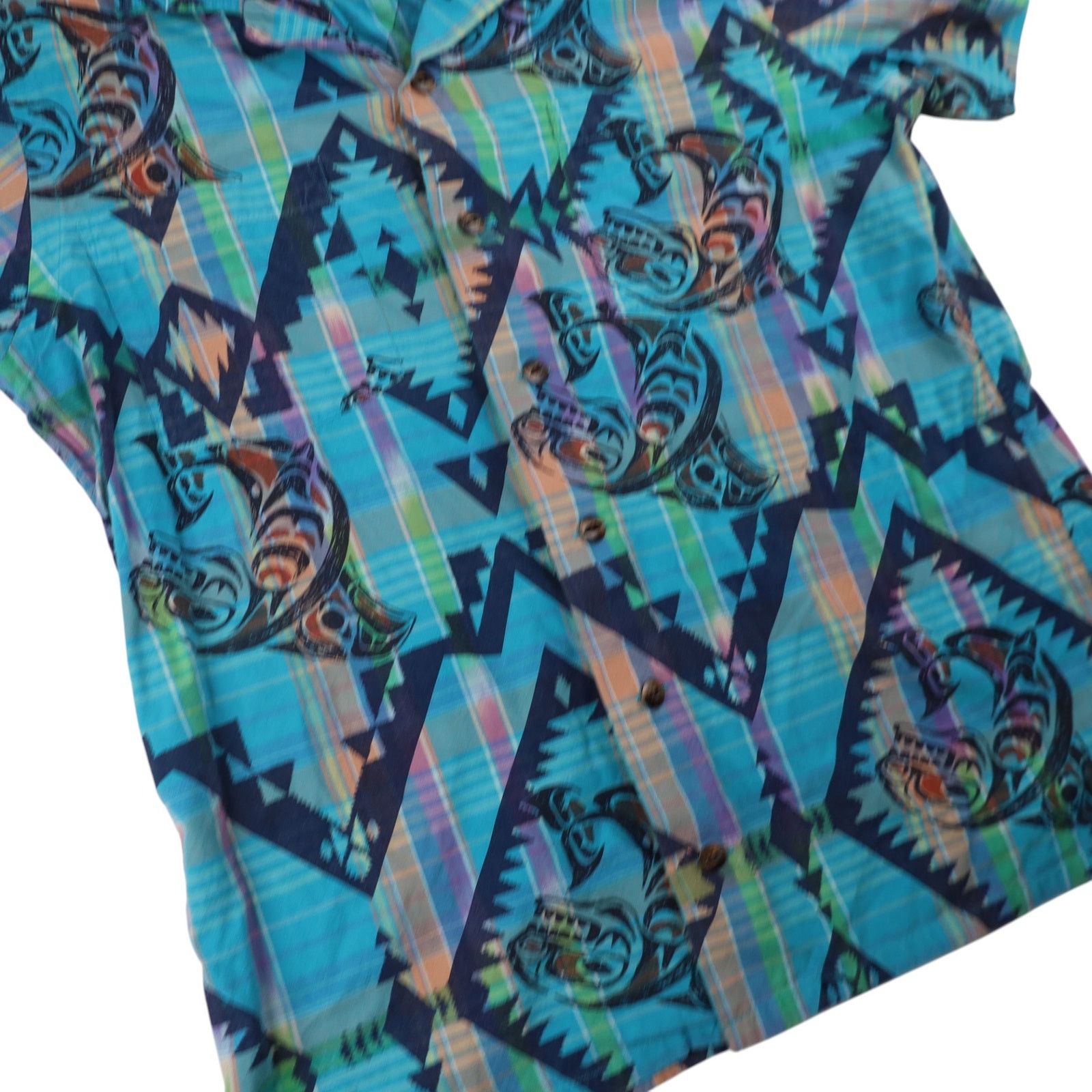 Polo Ralph Lauren Polo Ralph Lauren Aztec Indigenous Print Button Up Shirt Size US M / EU 48-50 / 2 - 3 Thumbnail