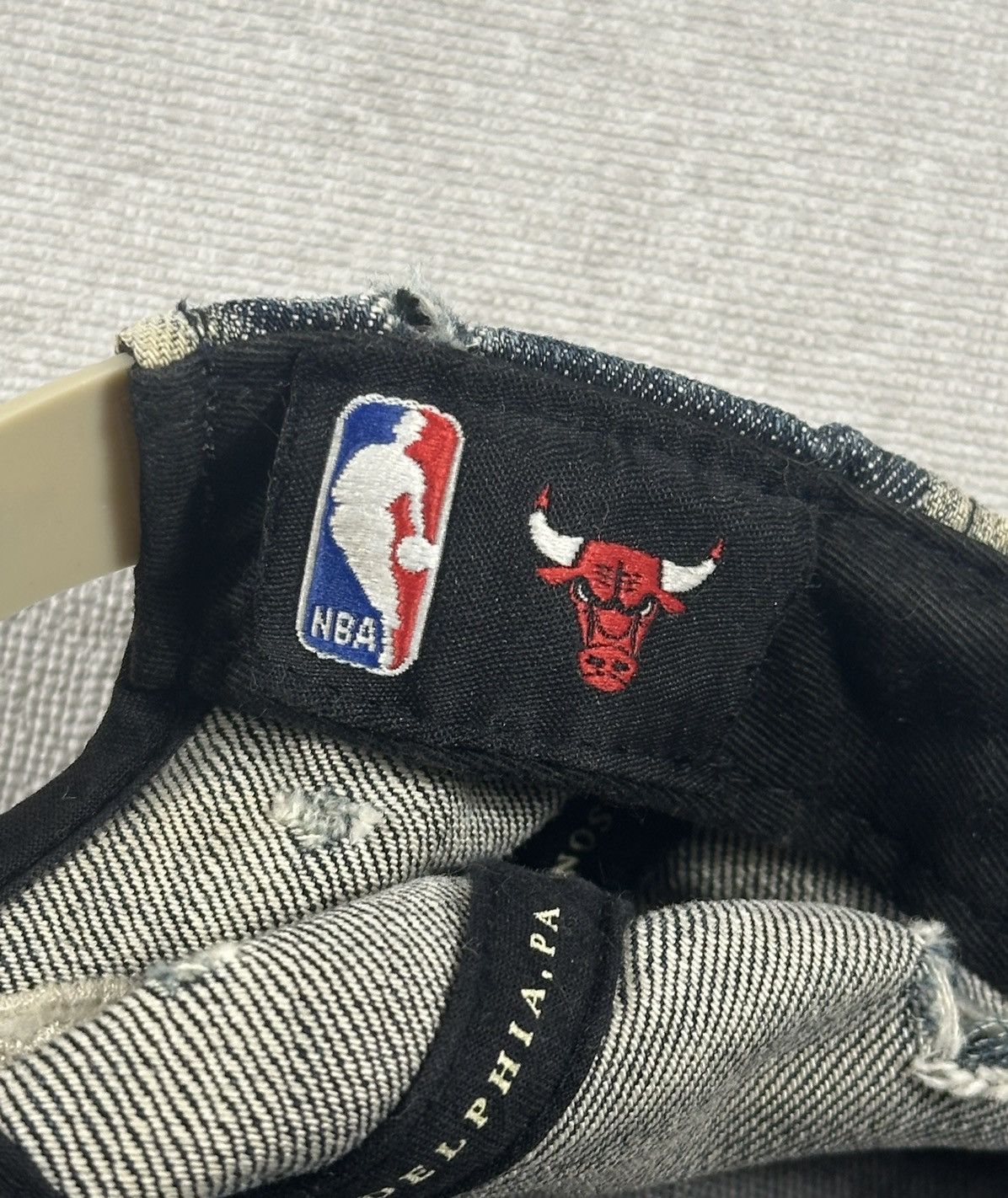 Mitchell & Ness Mitchell & Ness NBA Chicago Bulls Denim Snapback Cap Size ONE SIZE - 7 Thumbnail