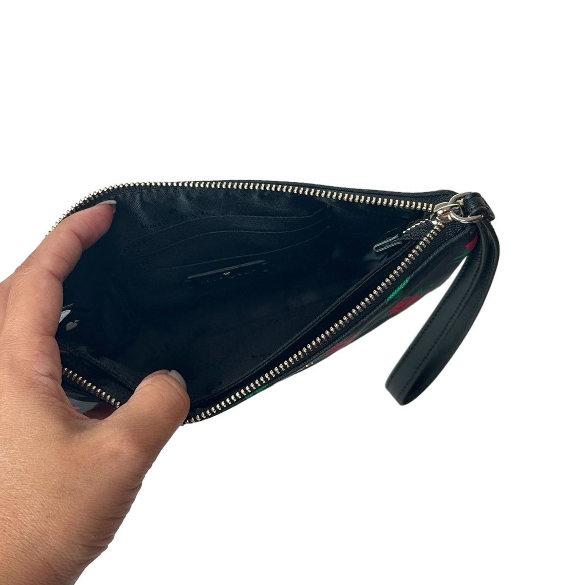 Kate Spade Kate Spade Chelsea Rose Toss Medium Nylon Wristlet Pouch Size ONE SIZE - 3 Thumbnail