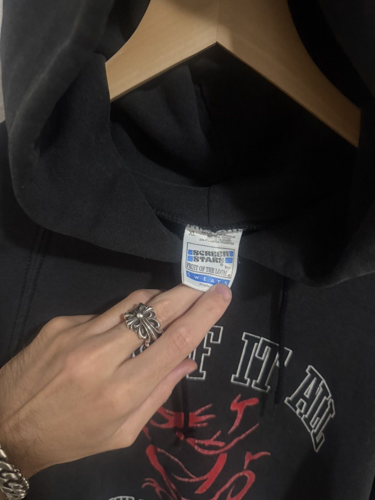 Vintage OG SICK OF IT ALL HOODIE (XL) Size US XL / EU 56 / 4 - 5 Thumbnail