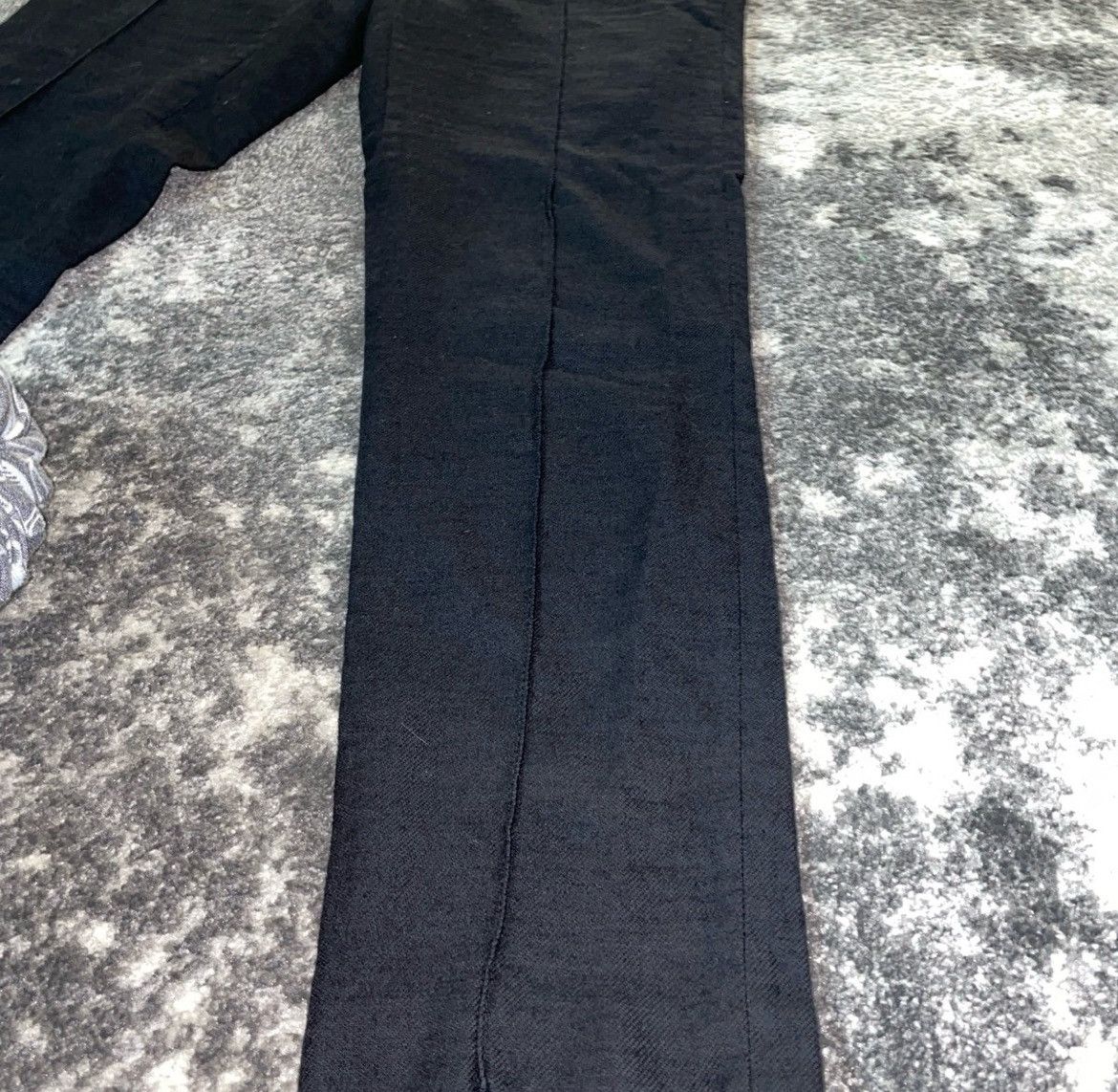 Helmut Lang Helmut Lang Womens Size 8 Black Straight front pants Size 30" / US 8 / IT 44 - 4 Thumbnail