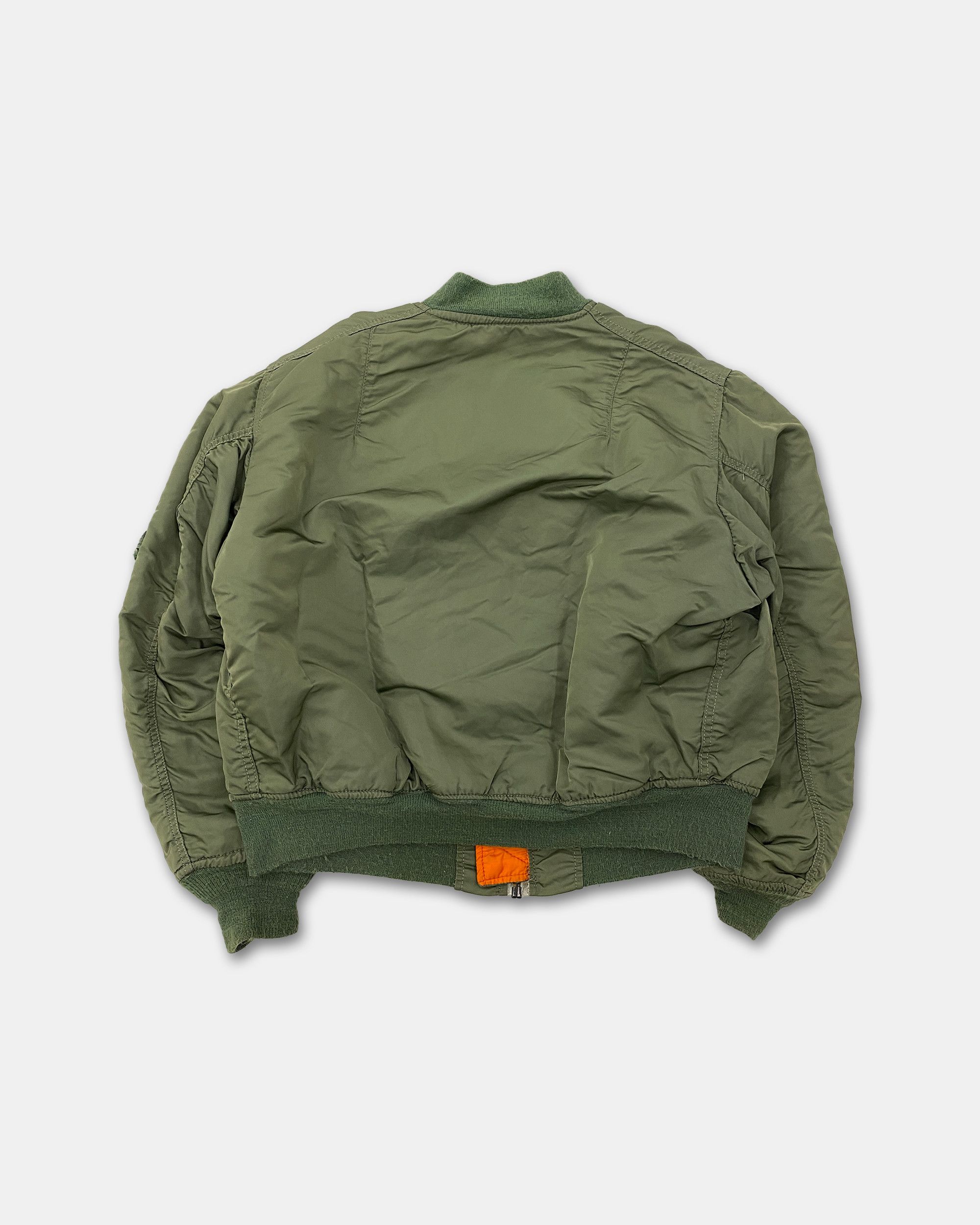 Alpha Industries 1980s Made in USA MA-1 Bomber Jacket Size US L / EU 52-54 / 3 - 5 Thumbnail