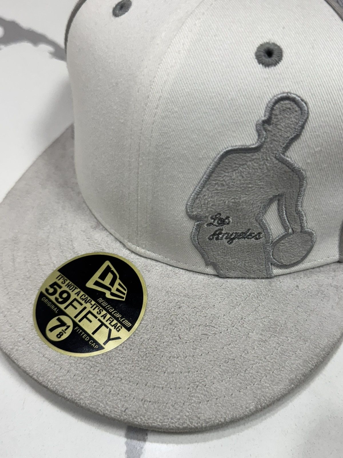 New Era Vintage HWC New Era Los Angeles Fitted Cap Leather Suede Size ONE SIZE - 12 Thumbnail