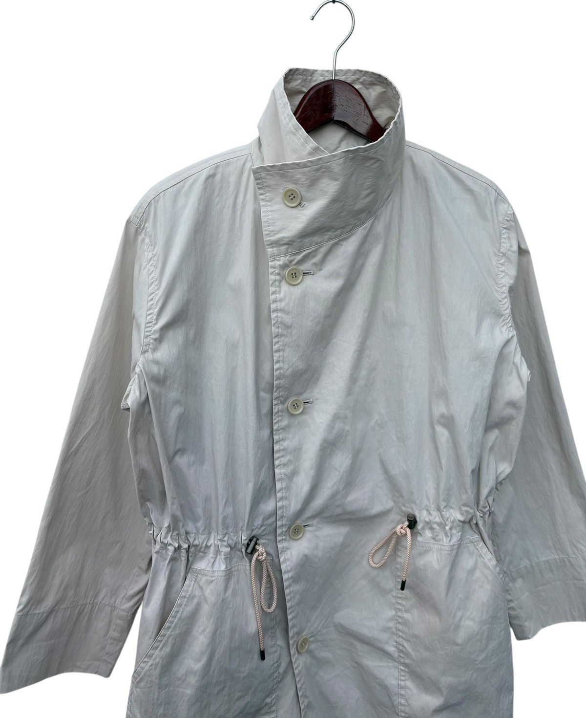 Issey Miyake Plantation Issey Miyake Check Lining Long Coat Size M / US 6-8 / IT 42-44 - 4 Thumbnail
