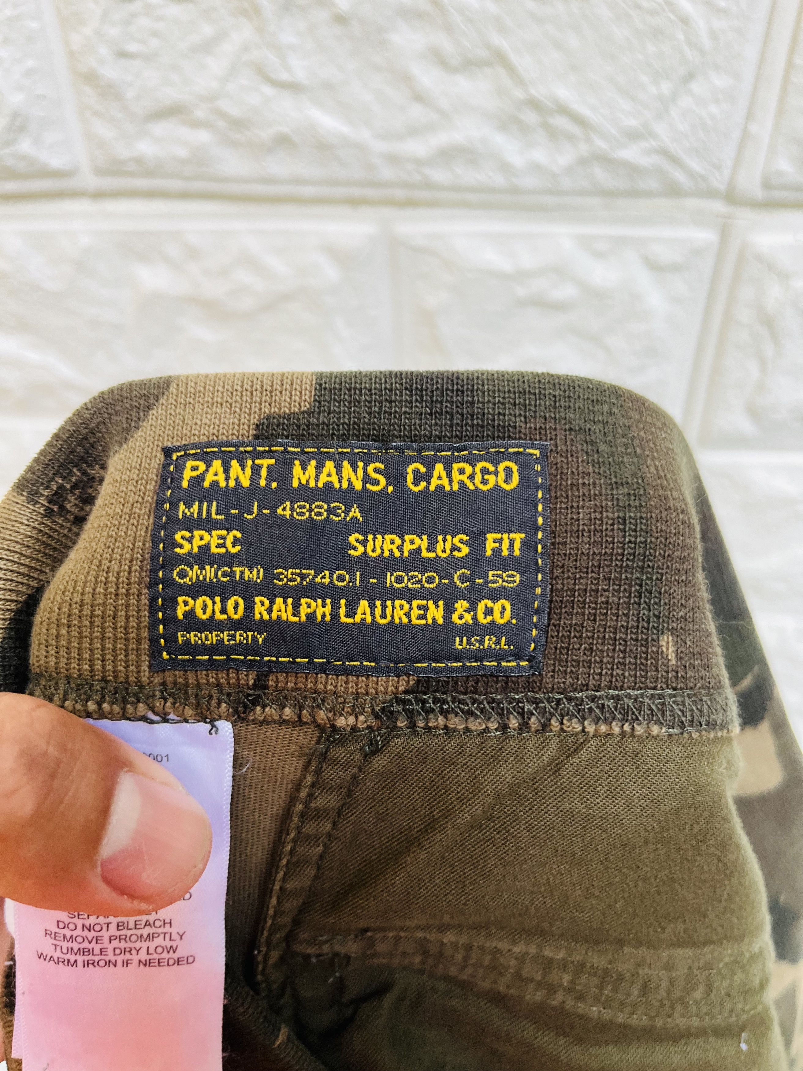 Japanese Brand × Polo Ralph Lauren Vintage Polo Ralph Lauren Camouflage Japan Designer Fashion Size US 36 / EU 52 - 10 Thumbnail