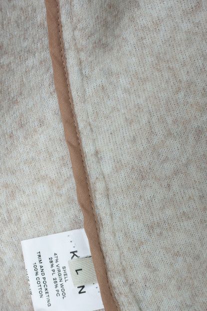 KESTIN Kestin, Edinburgh overcoat in oatmeal wool fleece Size US L / EU 52-54 / 3 - 7 Thumbnail