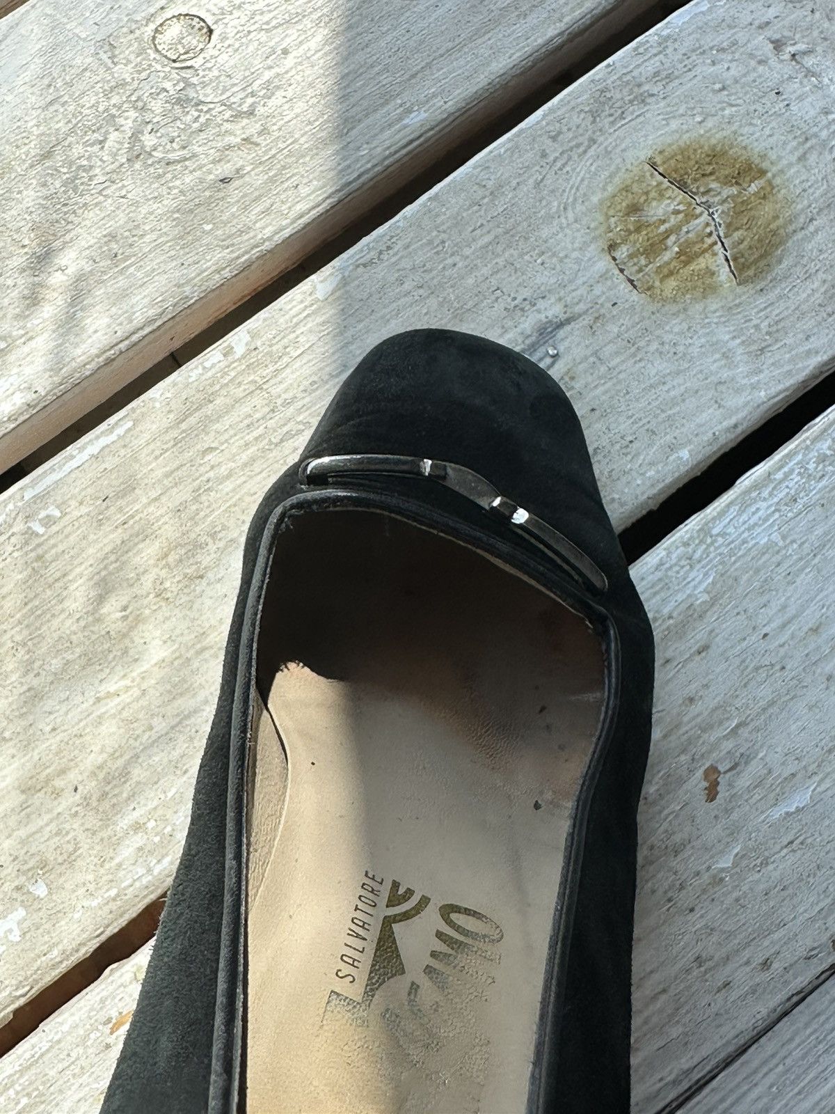 Salvatore Ferragamo RARE❗️Salvatore Ferragamo Women Shoes flats heels Size US 7 / IT 37 - 19 Thumbnail