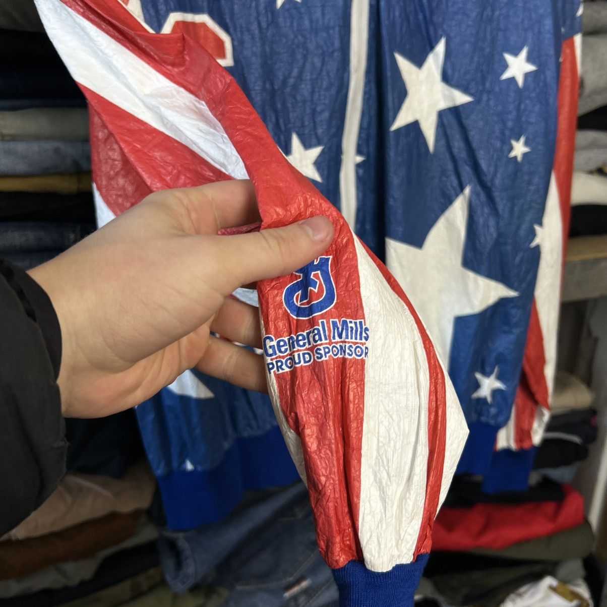USA Olympics Vintage USA Olympic 1980’s Rare Archival Nylon Jacket Size US XL / EU 56 / 4 - 8 Thumbnail