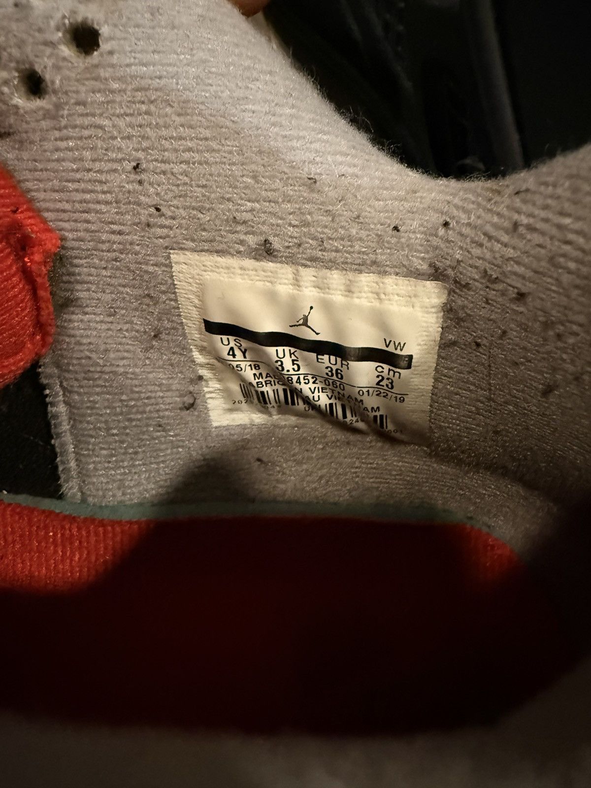 Jordan Brand Bred Jordan 4 GS Used Size 4 (2019) Size US 5.5 / IT 35.5 - 4 Thumbnail