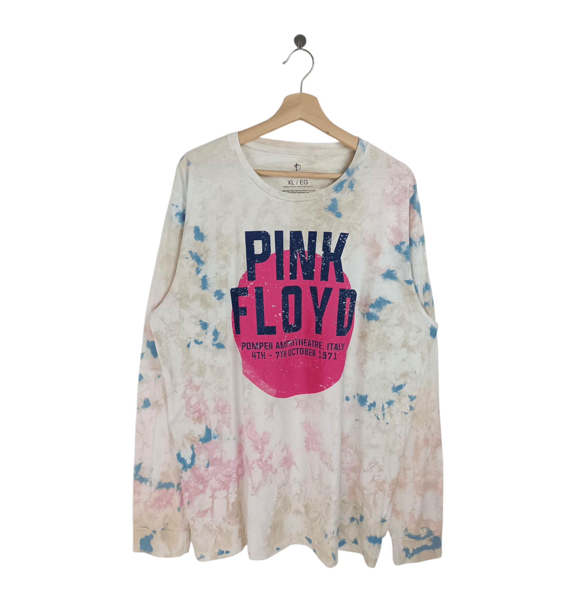 Band Tees VINTAGE PINK FLOYD TIE DYE POMPEII LIVE TEE VERY RARE Size US XL / EU 56 / 4 - 1 Thumbnail