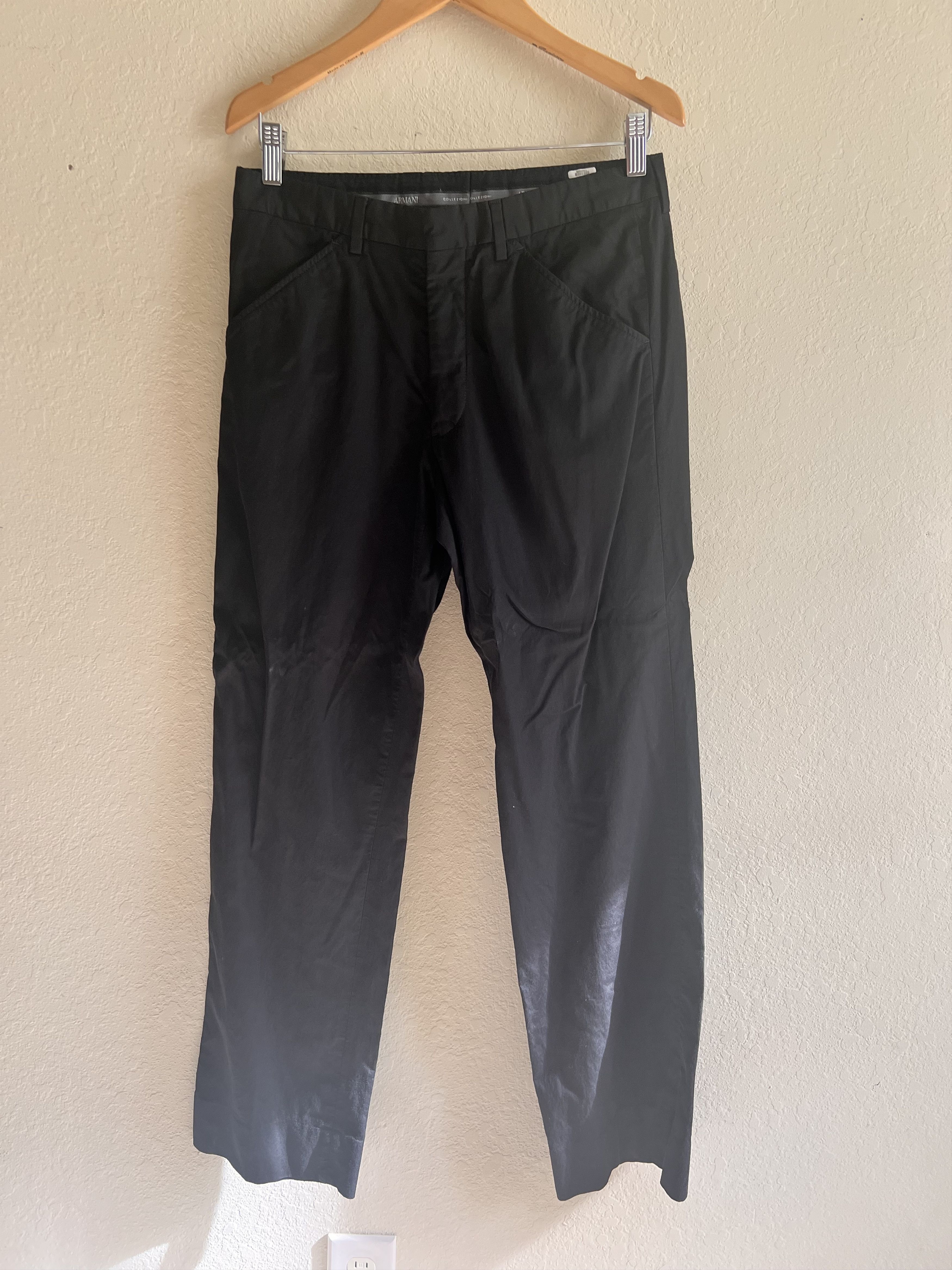 Armani Armani Pants Black US 29 Size US 29 - 3 Thumbnail
